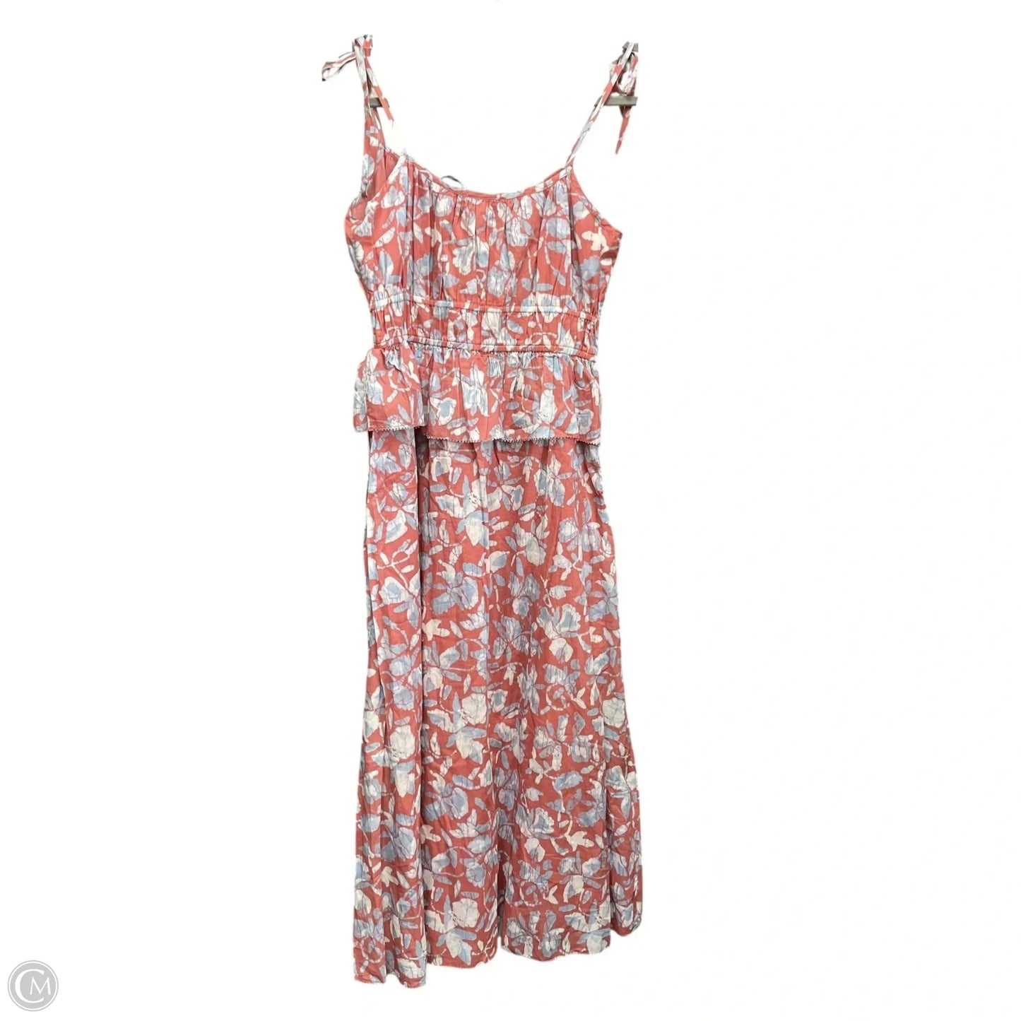 Dress Casual Midi By Joie In Blue & Orange, Size: S