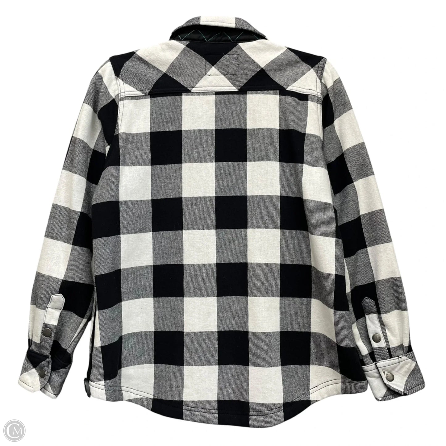 Jacket Shirt By Orvis In Black & White, Size: M