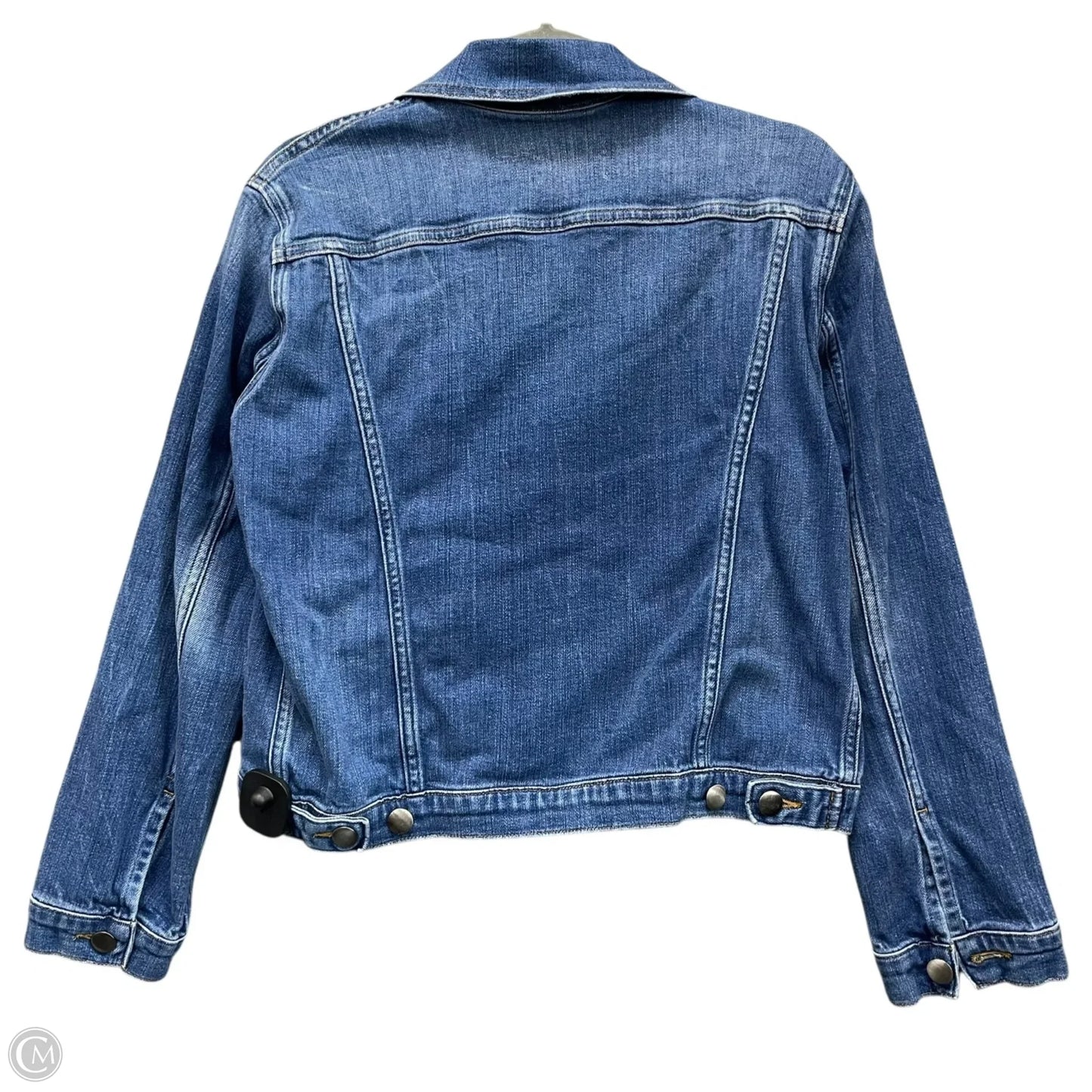 Jacket Denim By Frame In Blue Denim, Size: L