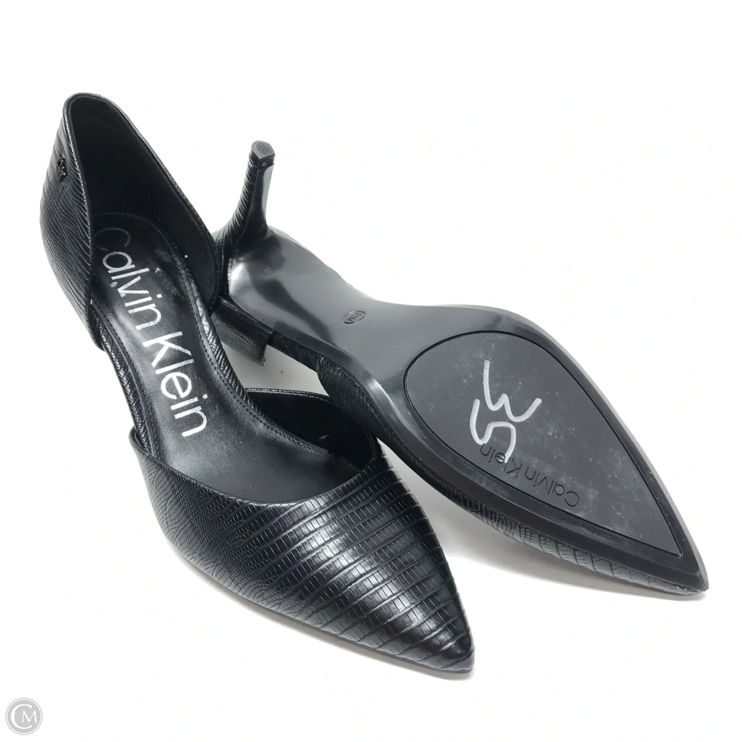 Shoes Heels Block By Calvin Klein In Black, Size: 11