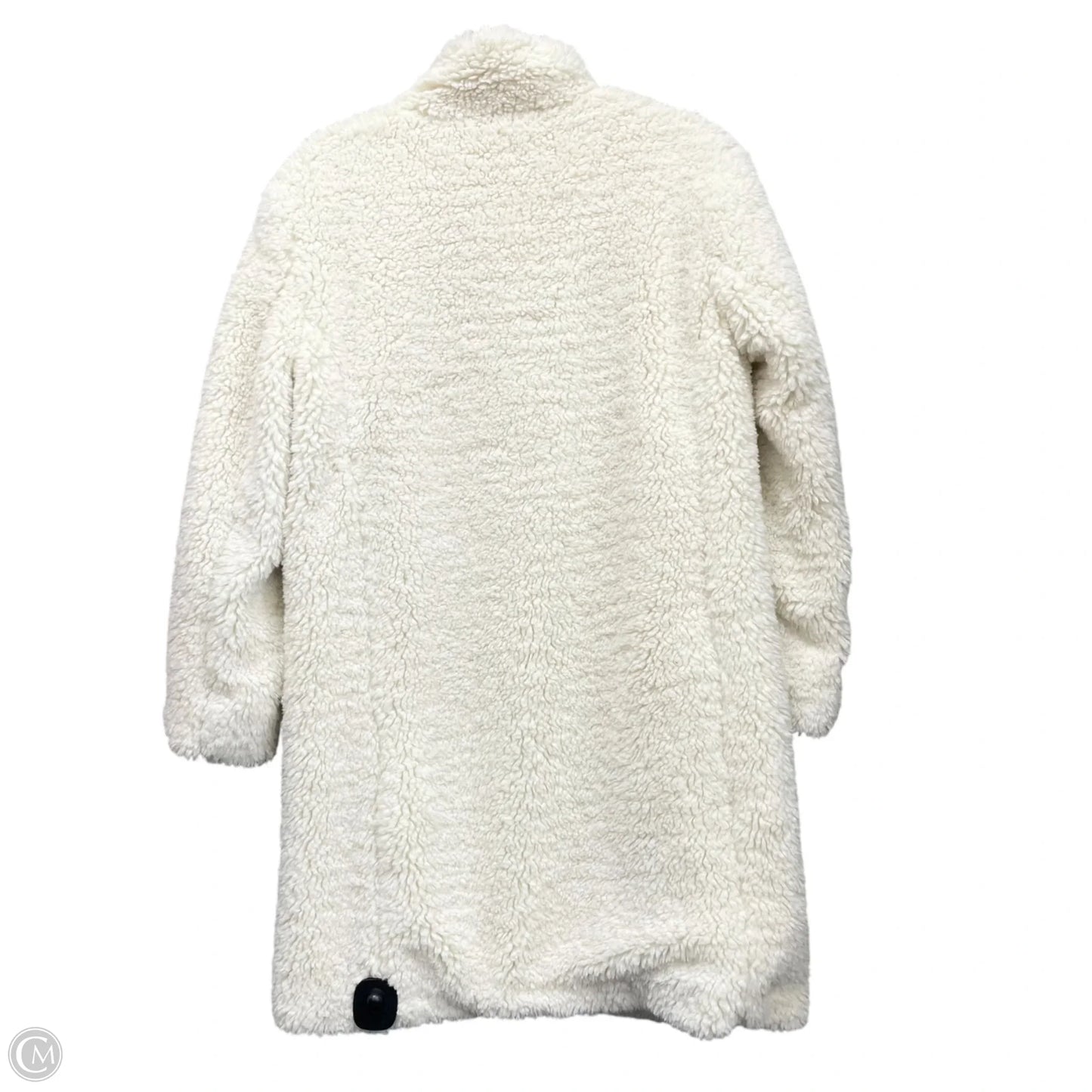 Coat Faux Fur & Sherpa By Gap In Cream, Size: S