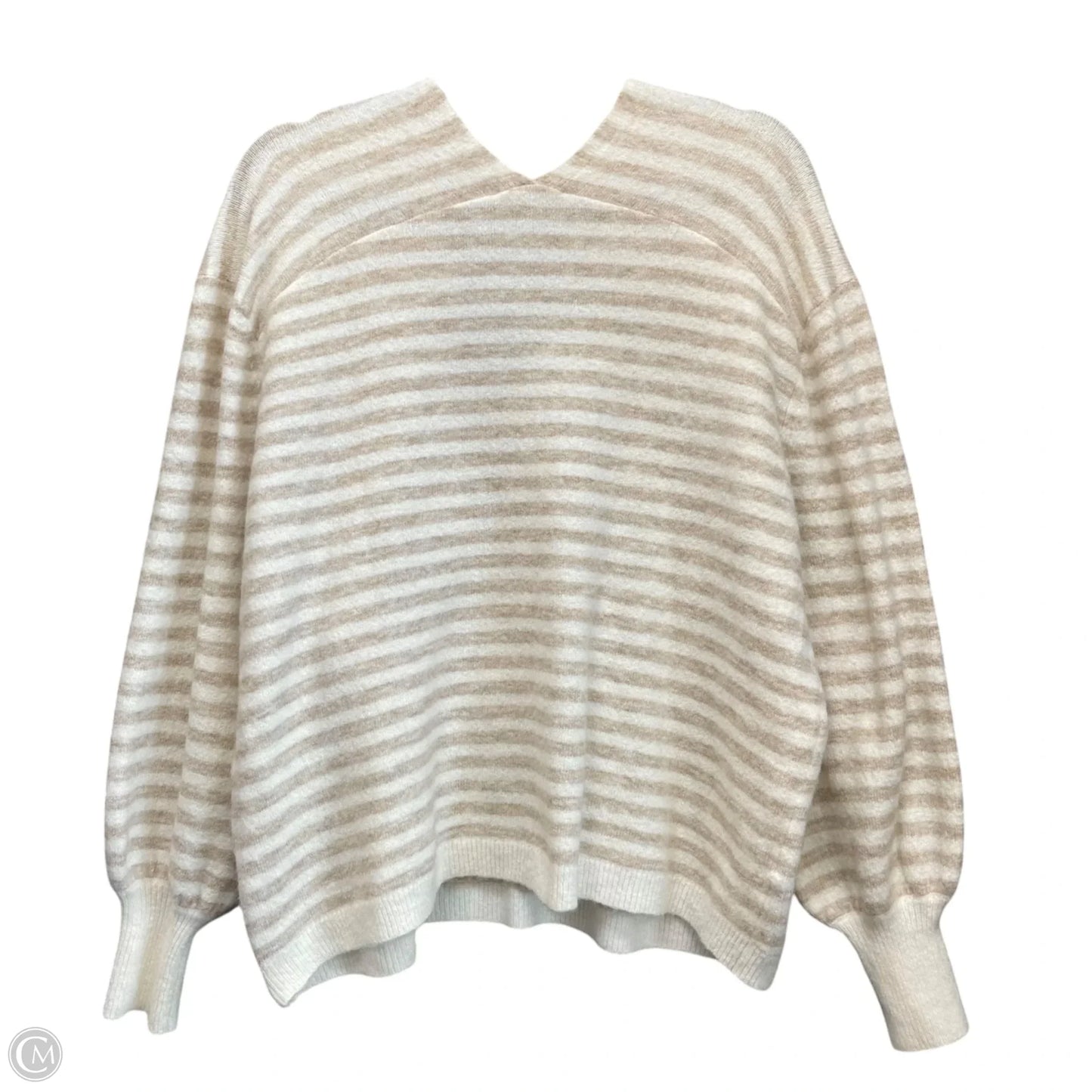 Sweater By A Loves A In Cream & Tan, Size: M