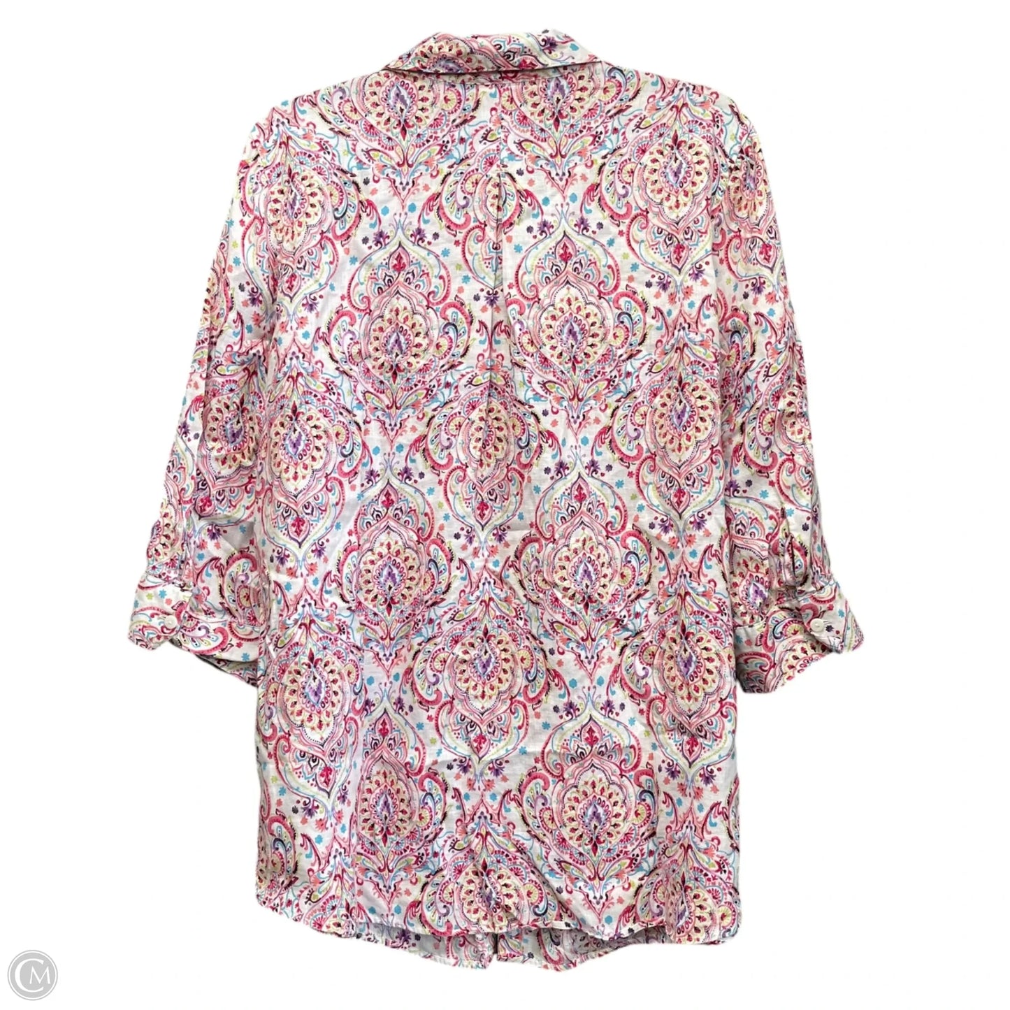 Top Long Sleeve By Chicos In Multi-colored, Size: 12