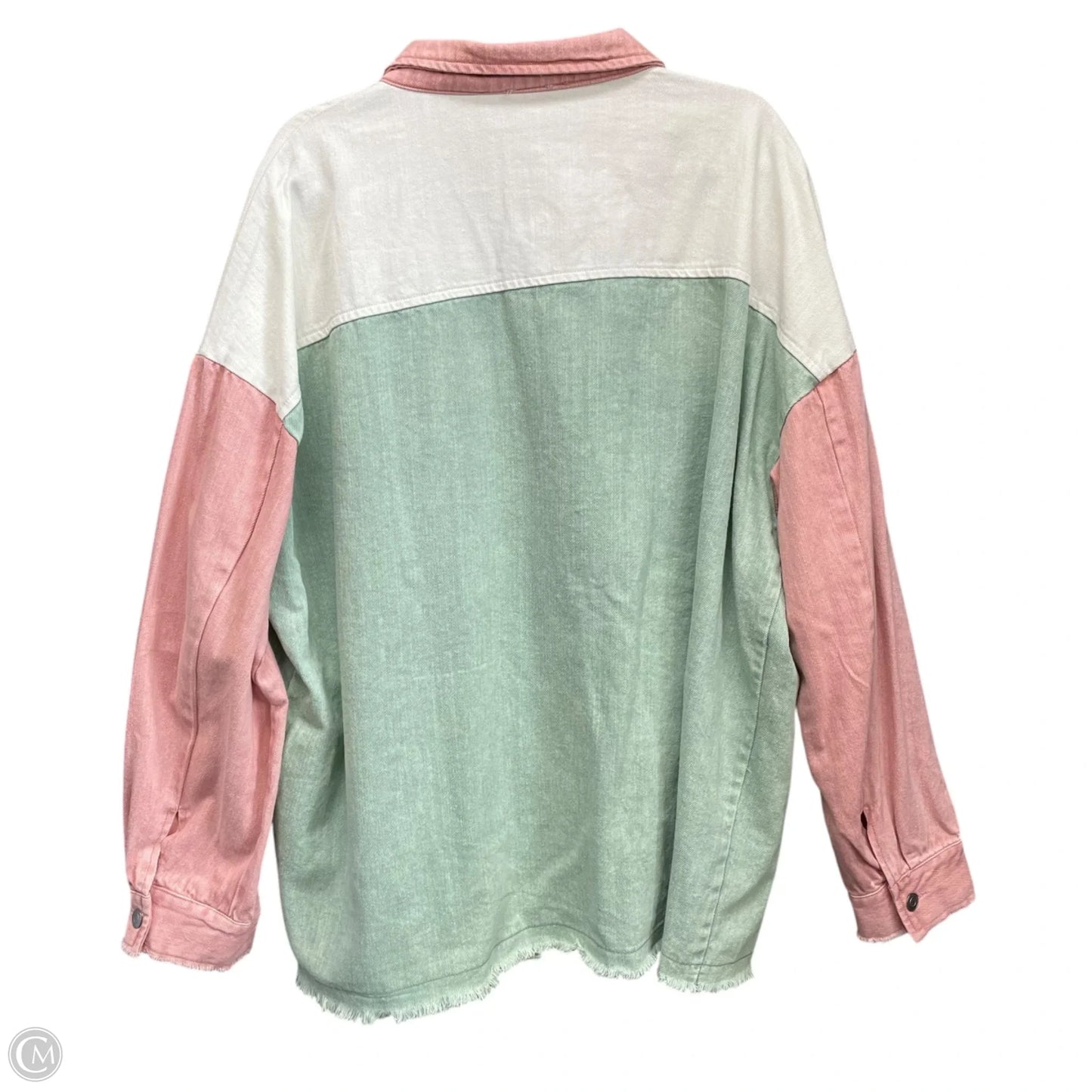 Jacket Shirt By Entro In Multi-colored, Size: Xl