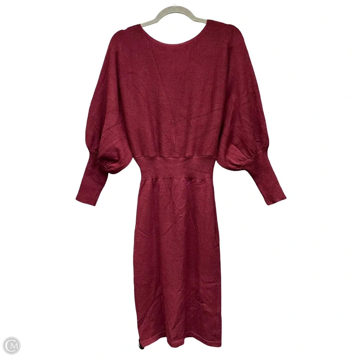 Dress Sweater By Shein In Red, Size: 6