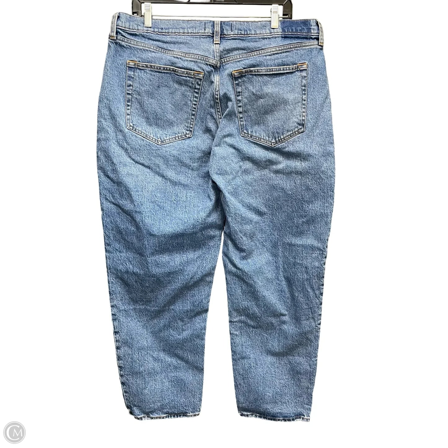 Jeans Straight By Abercrombie And Fitch In Blue Denim, Size: 16
