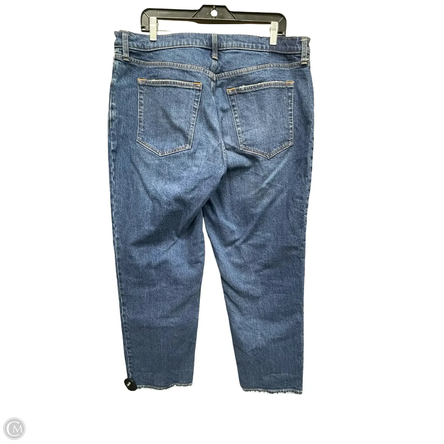 Jeans Straight By Abercrombie And Fitch In Blue Denim, Size: 16