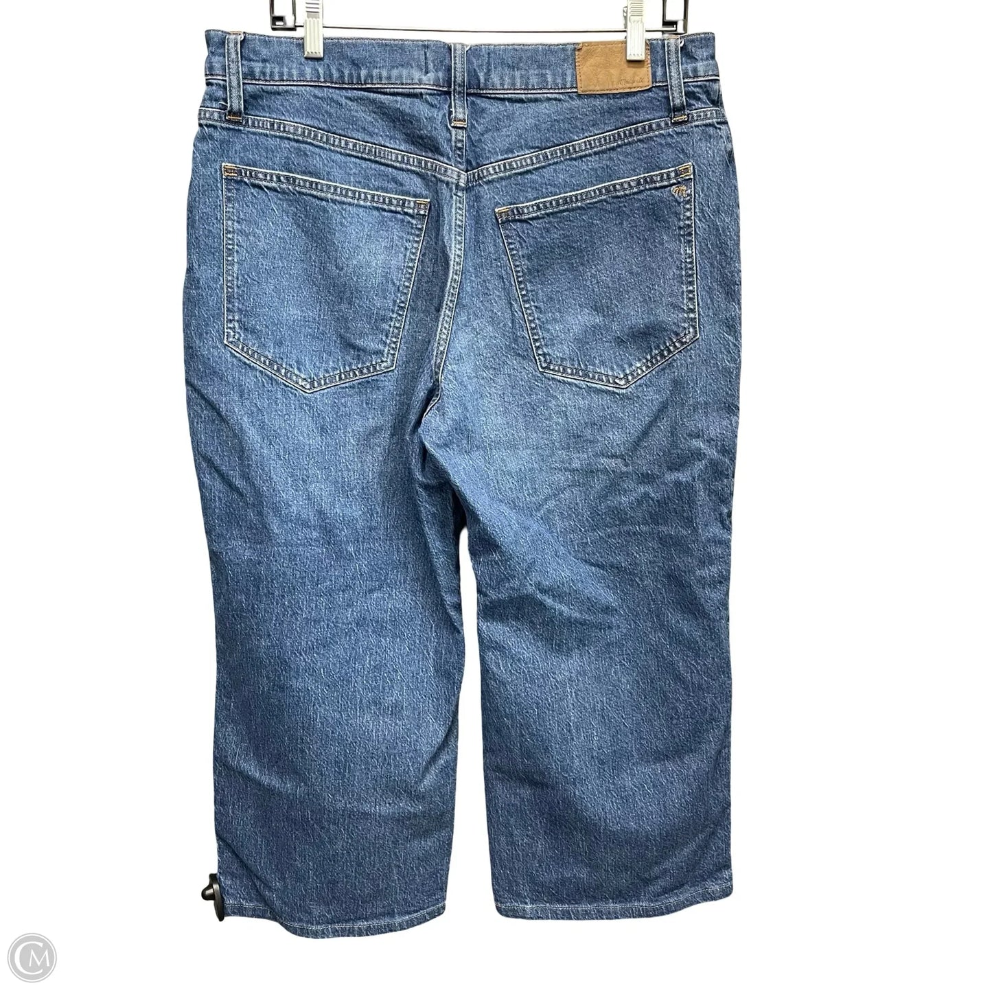 Jeans Wide Leg By Madewell In Blue Denim, Size: 14