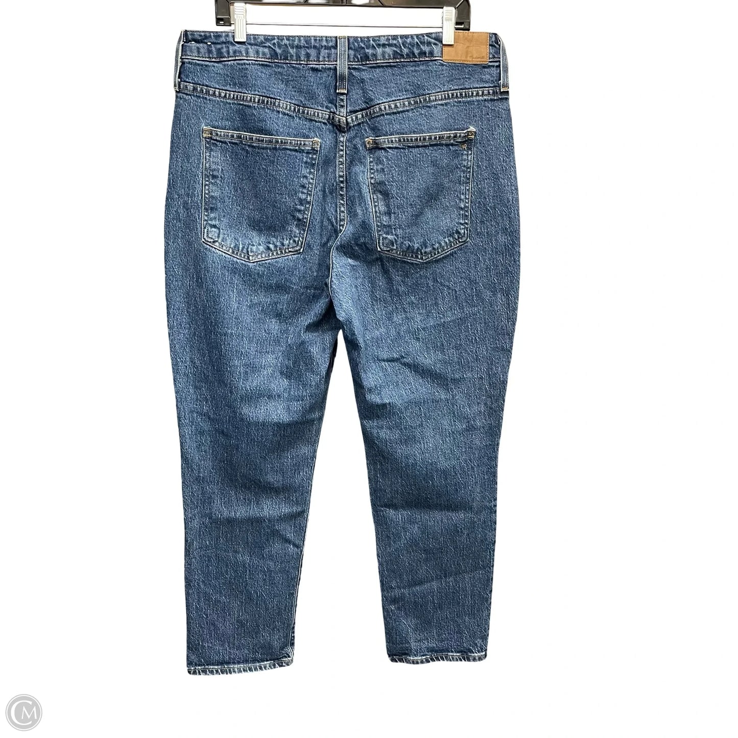Jeans Straight By Madewell In Blue Denim, Size: 14