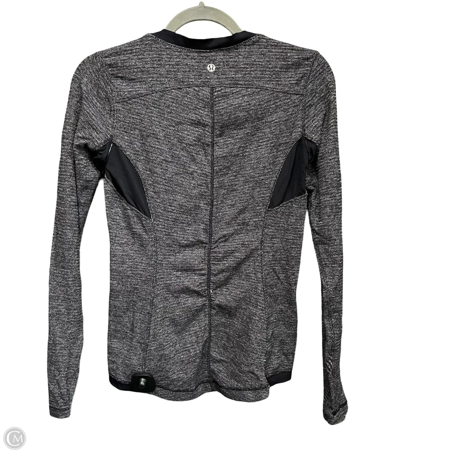 Athletic Top Long Sleeve Crewneck By Lululemon In Grey, Size: 6