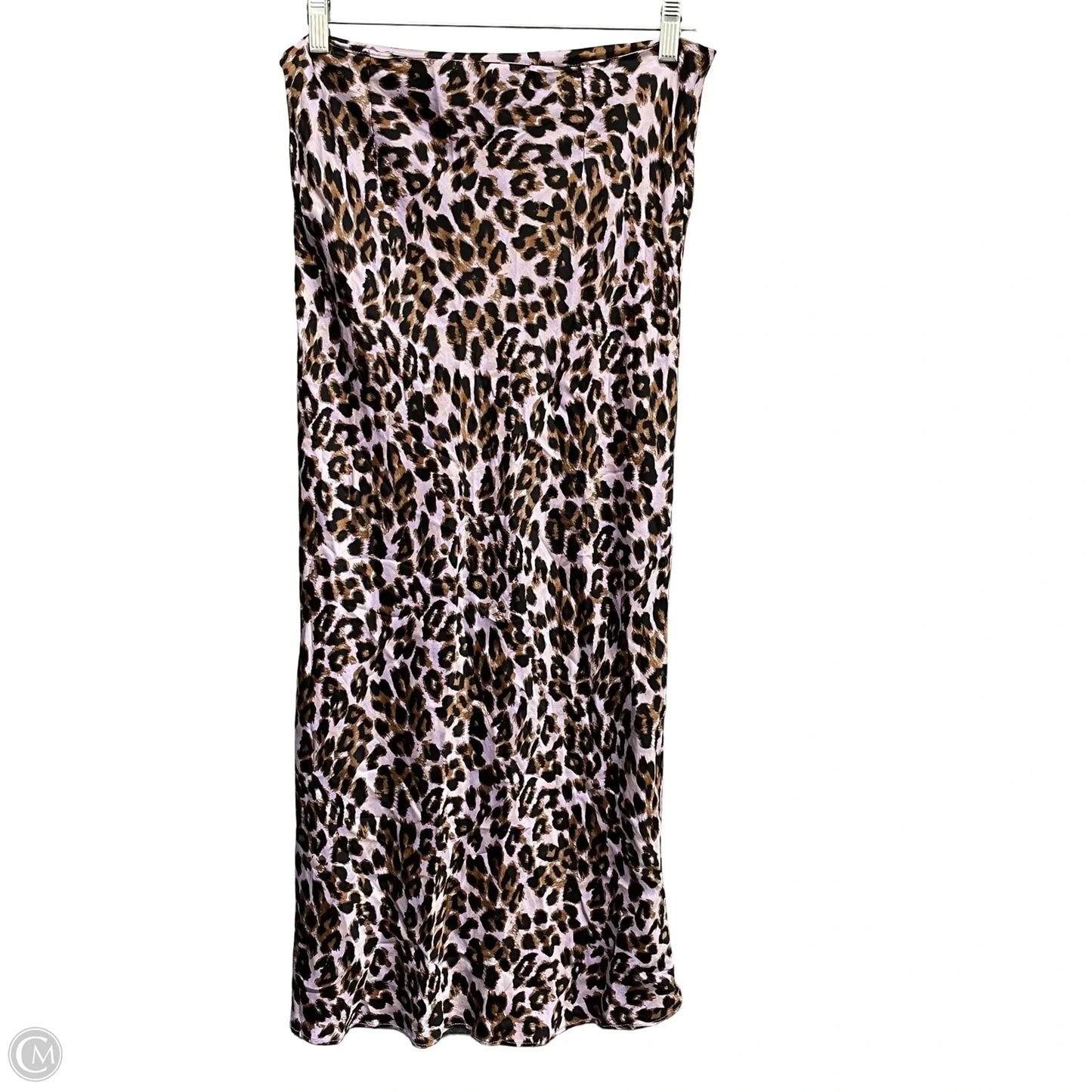 Skirt Midi By Urban Outfitters In Black & Purple, Size: M