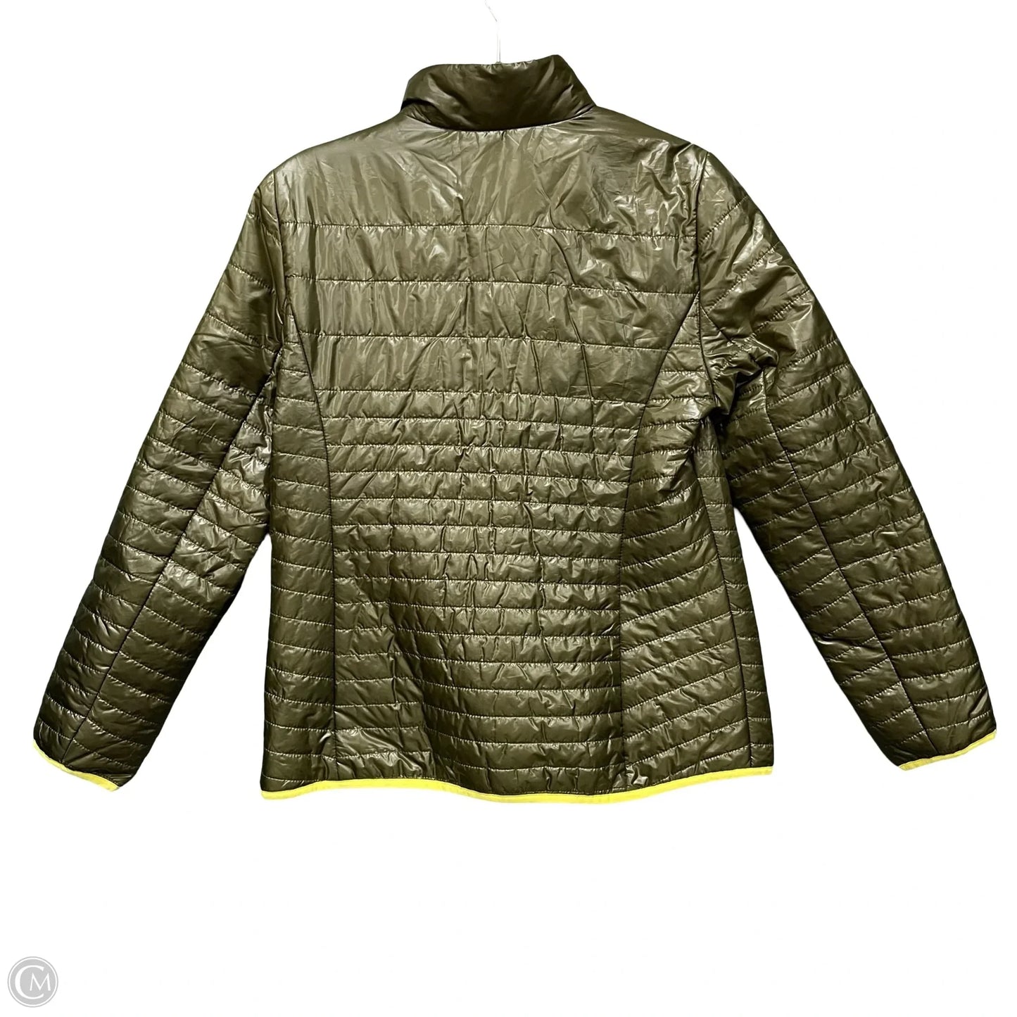 Jacket Puffer & Quilted By Talbots In Green, Size: S