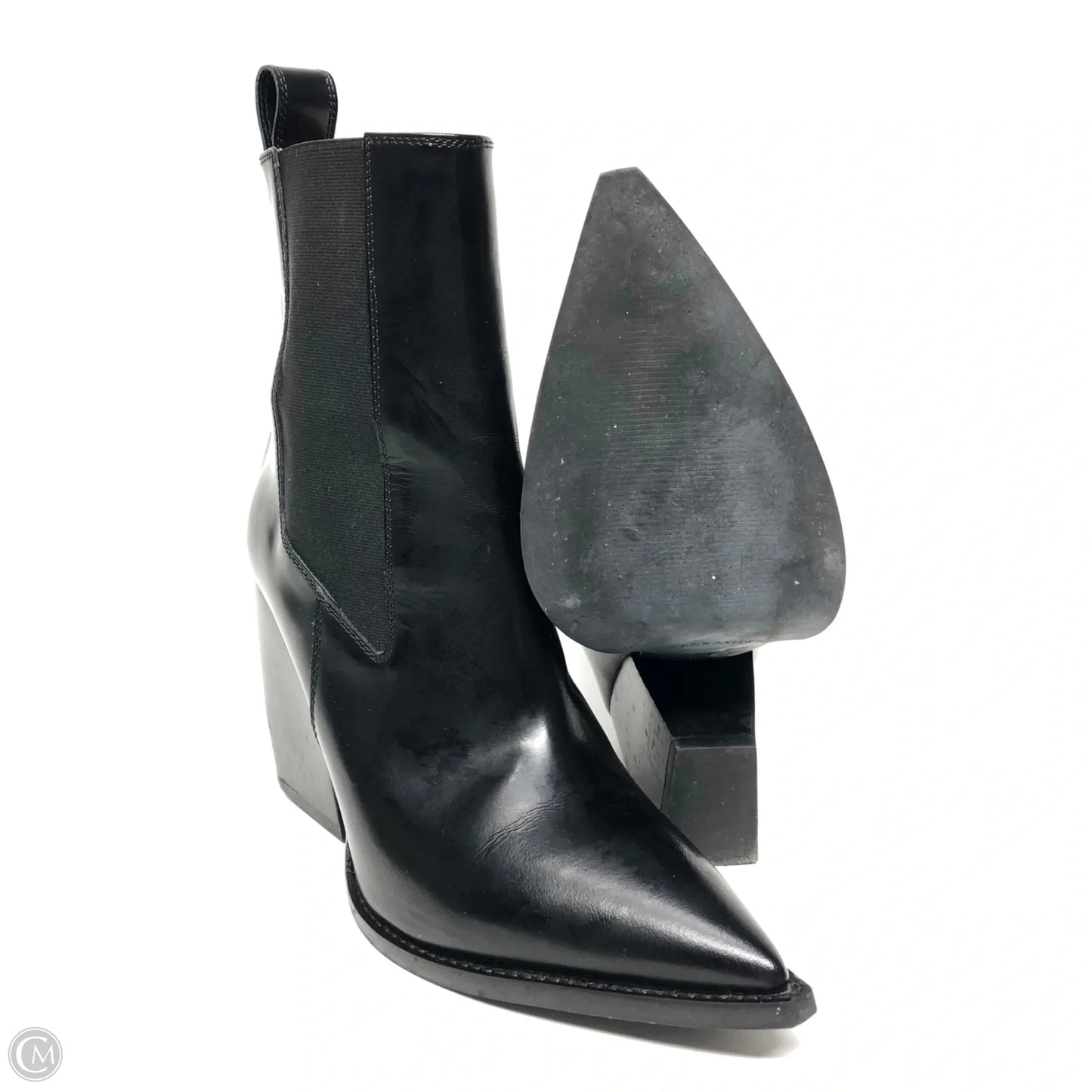 Boots Designer By All Saints In Black, Size: 9