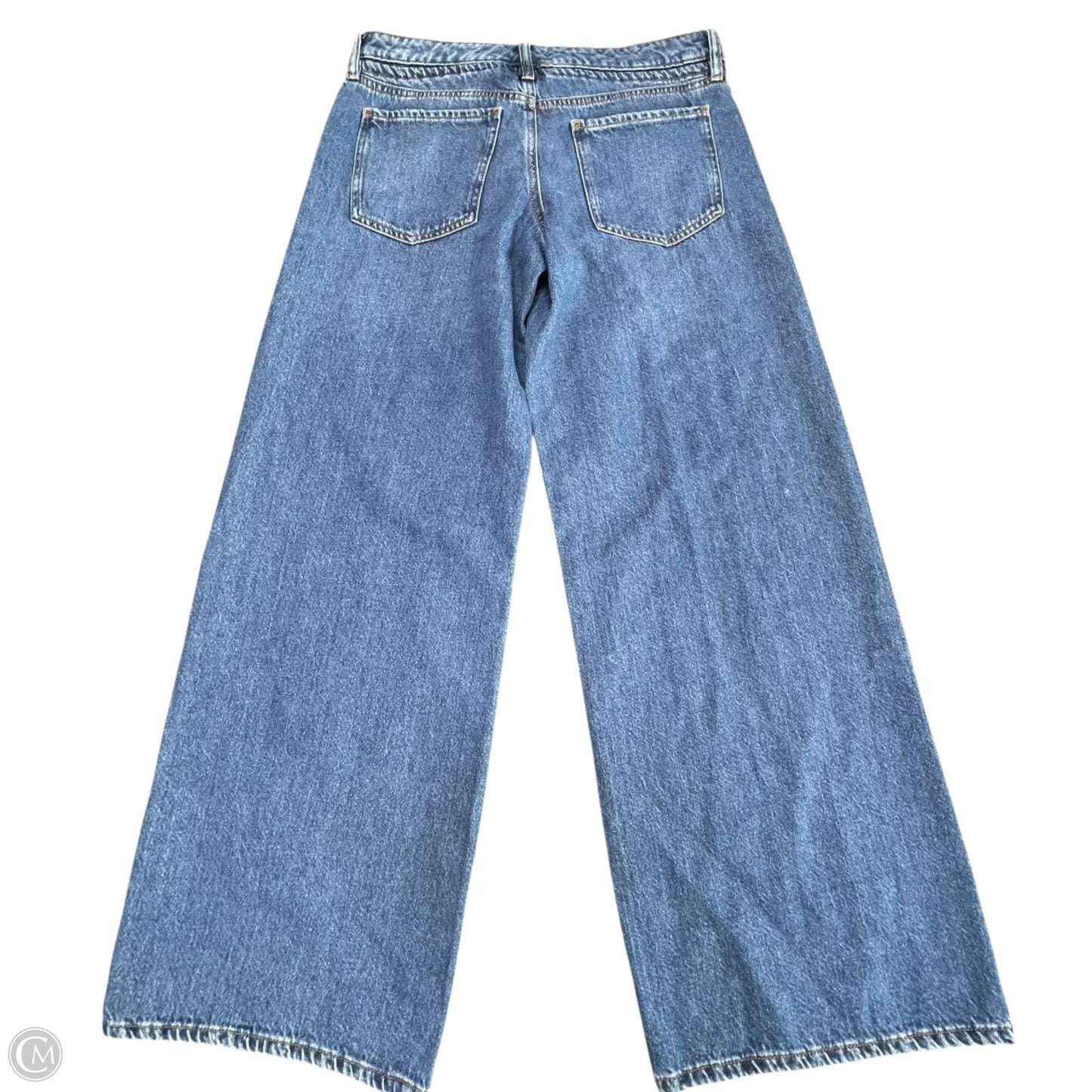 Jeans Wide Leg By Forever 21 In Blue Denim, Size: 2