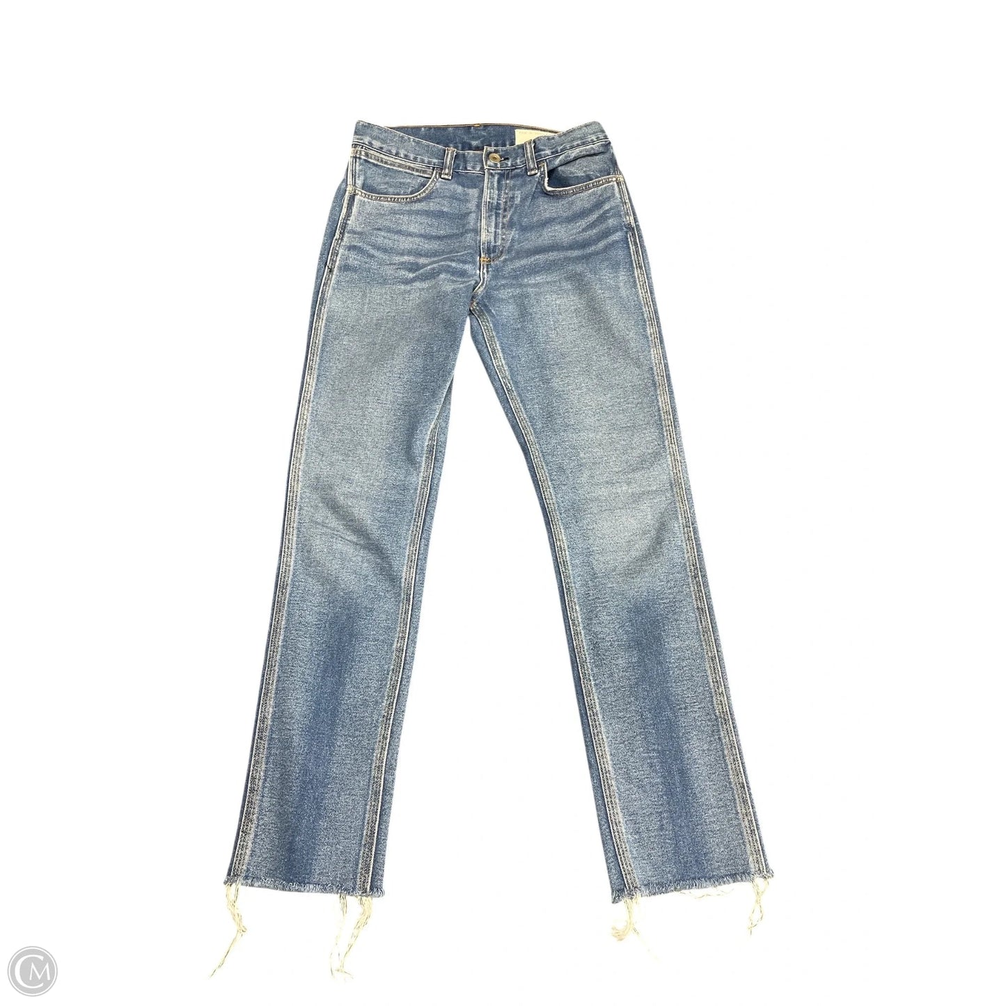 Jeans Skinny By Rag And Bone In Blue Denim, Size: 4