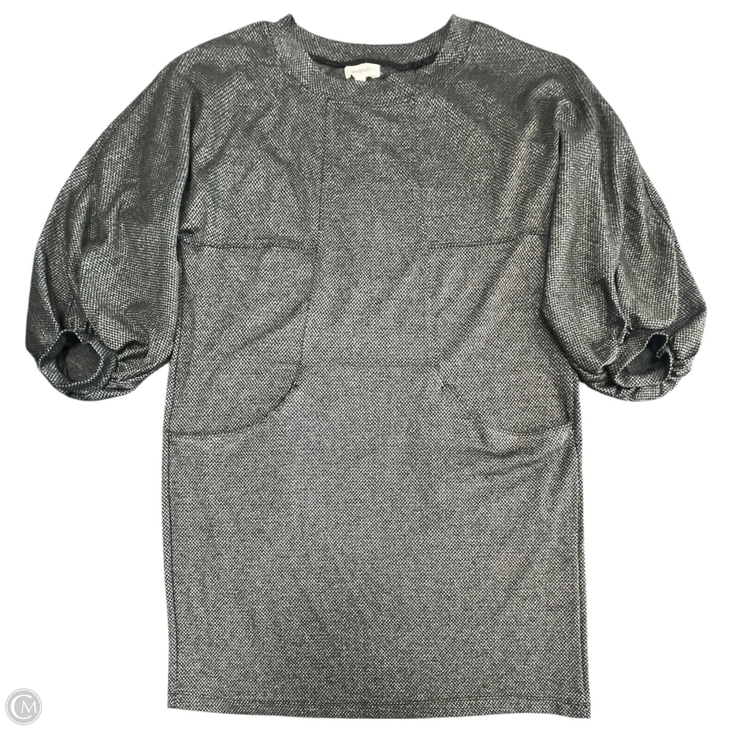Dress Casual Short By Max Studio In Black & Grey, Size: L