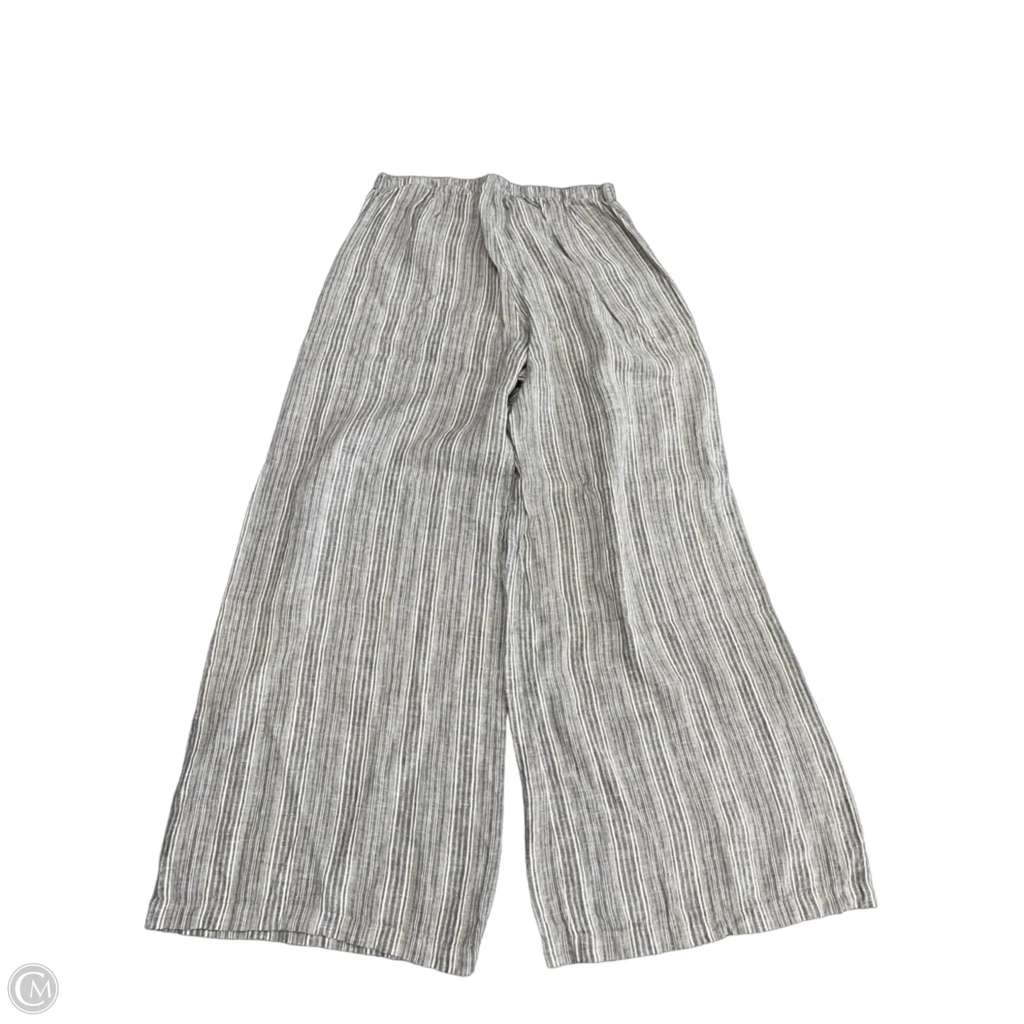 Pants Linen By Bryn Walker In Cream & Grey, Size: M