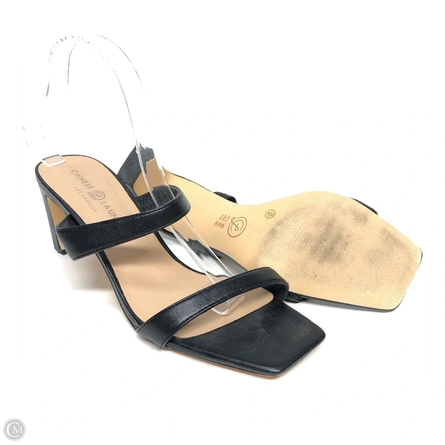 Sandals Heels Block By Chinese Laundry In Black, Size: 10