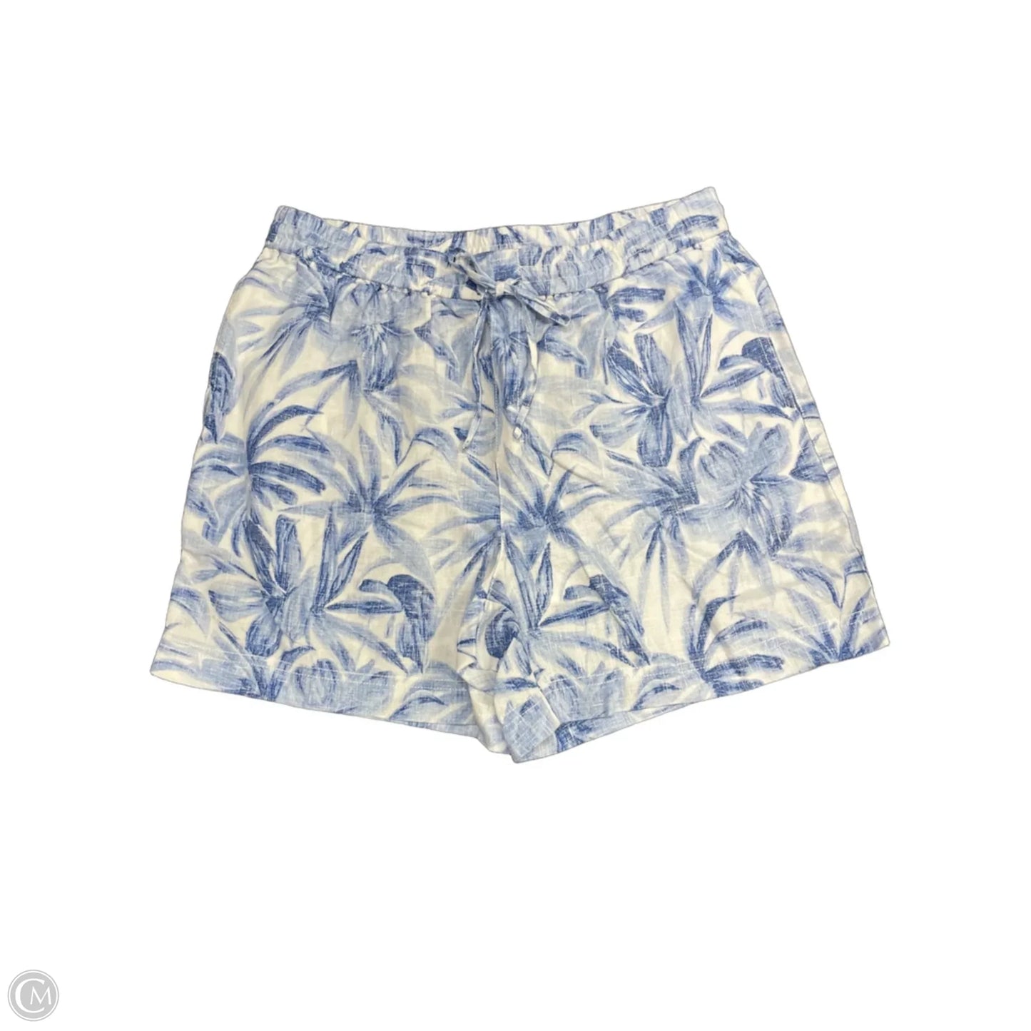 Shorts By Tommy Hilfiger In Blue & White, Size: M