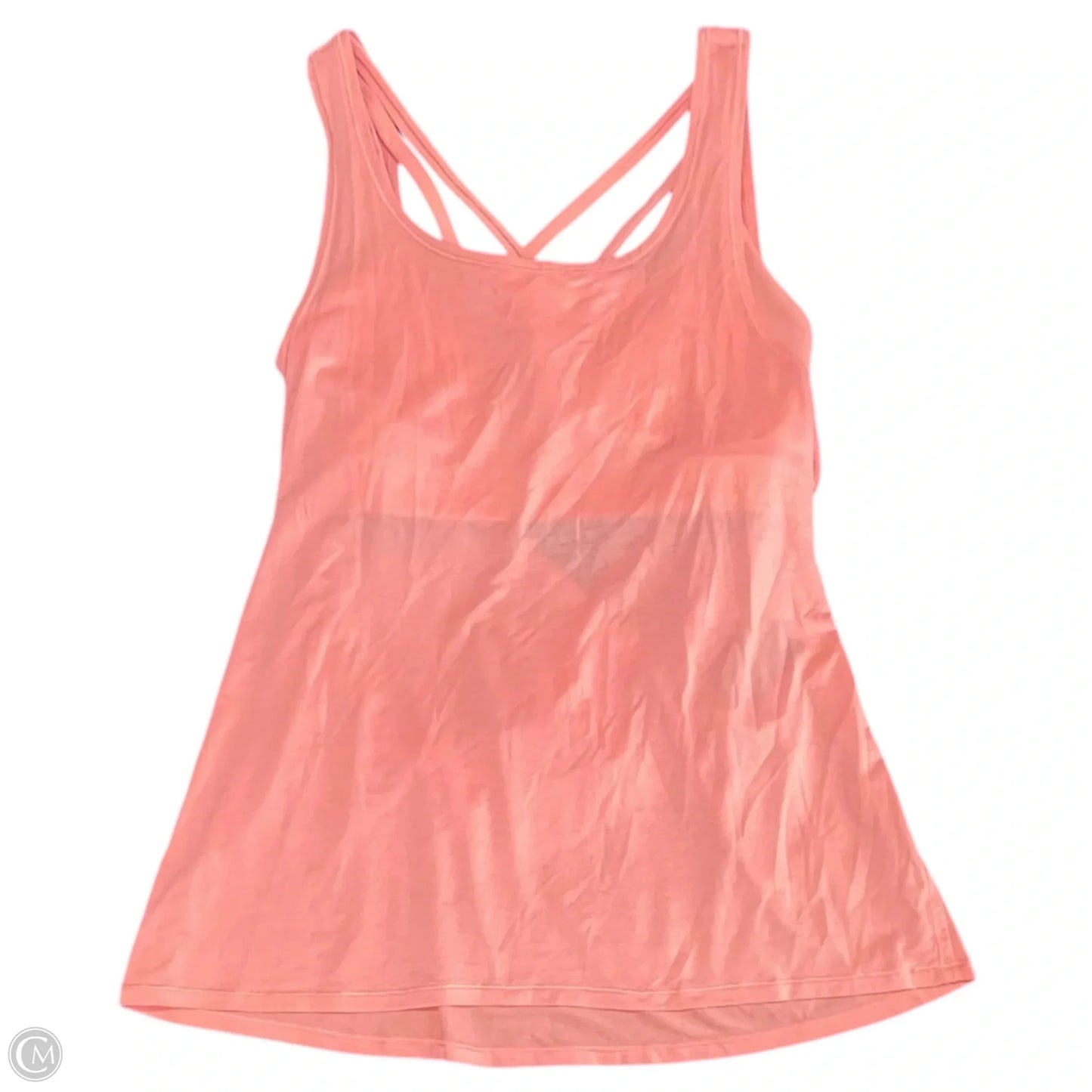 Athletic Tank Top By Lululemon In Orange, Size: 6
