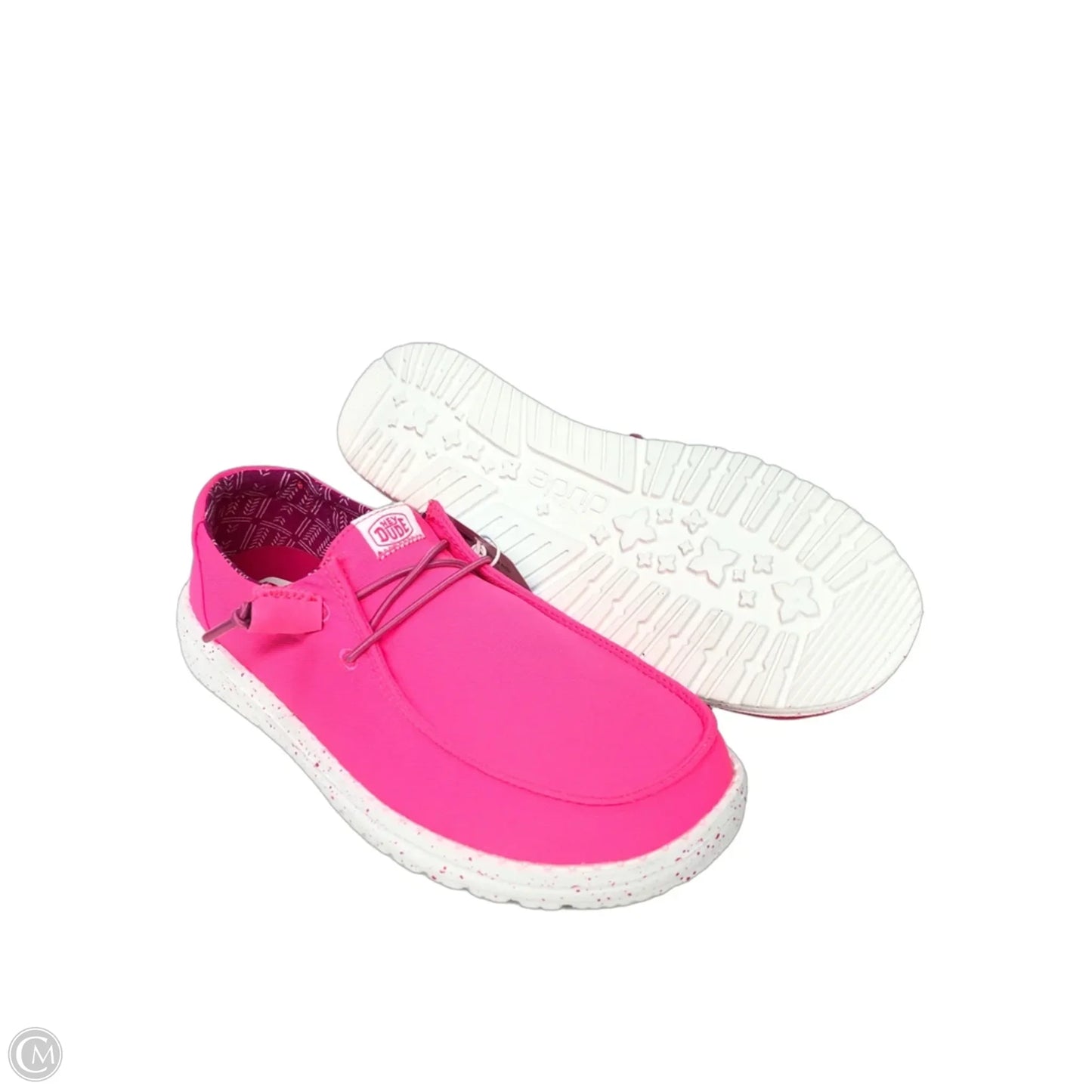 Shoes Flats By Hey Dude In Pink, Size: 7