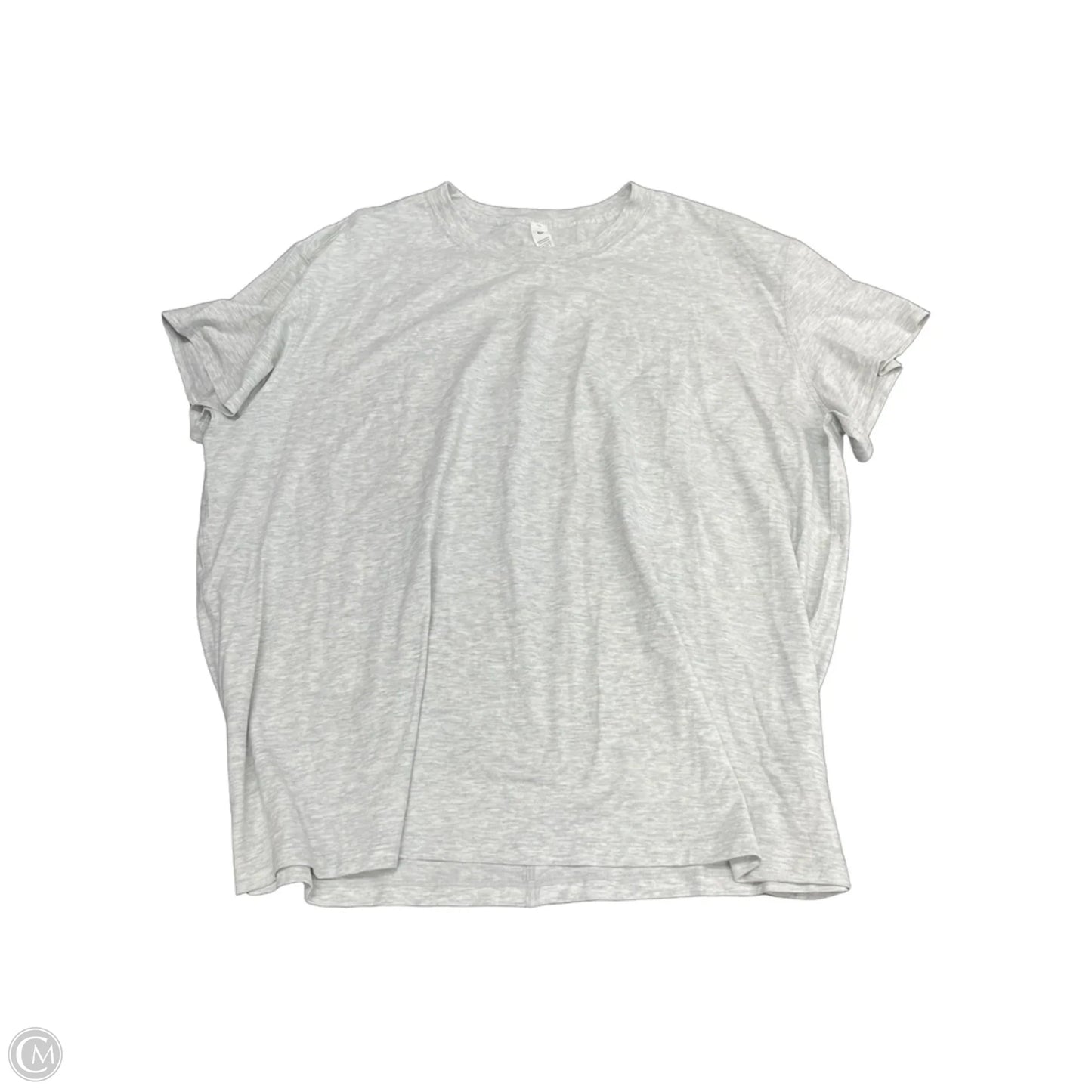 Athletic Top Short Sleeve By Lululemon In Green, Size: 20