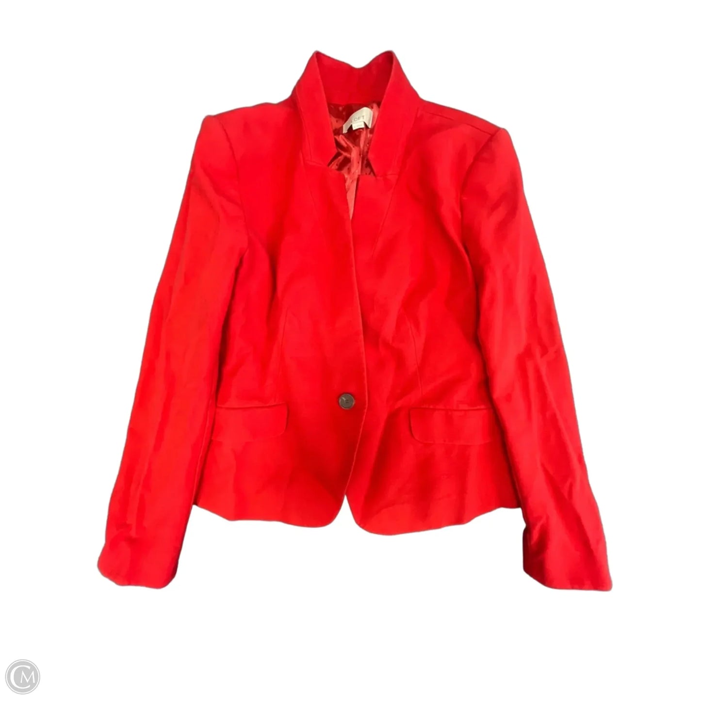 Blazer By Loft In Red, Size: 6