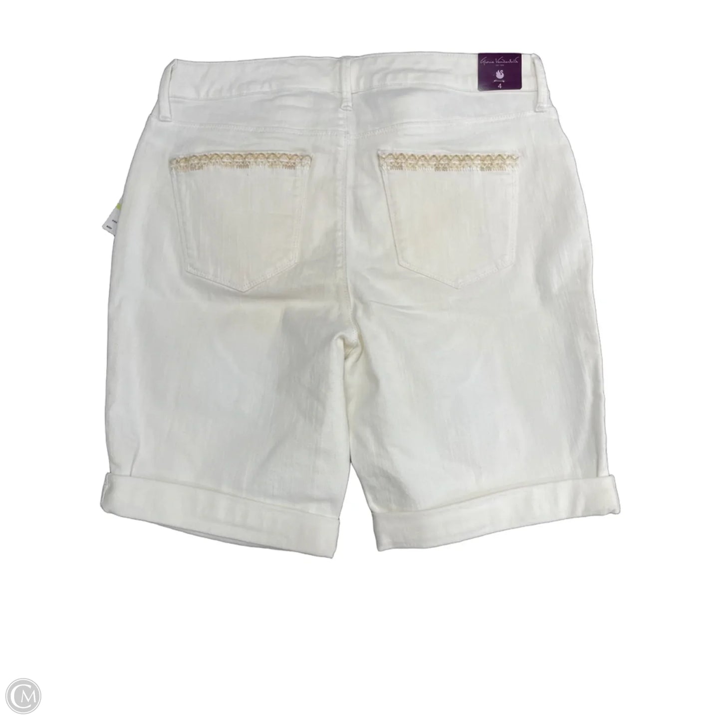 Shorts By Gloria Vanderbilt In White, Size: 4