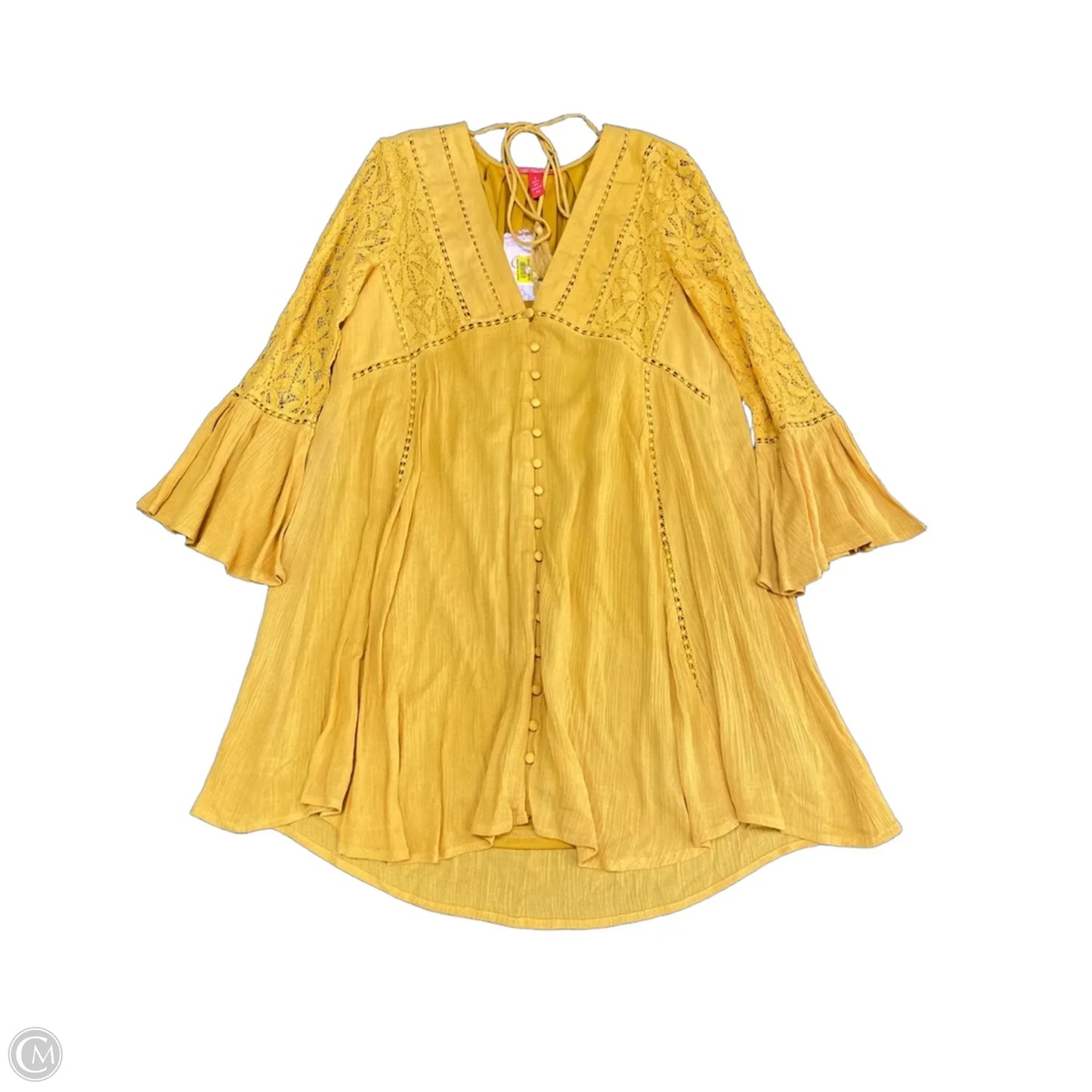 Dress Casual Short By Chelsea And Violet In Yellow, Size: S