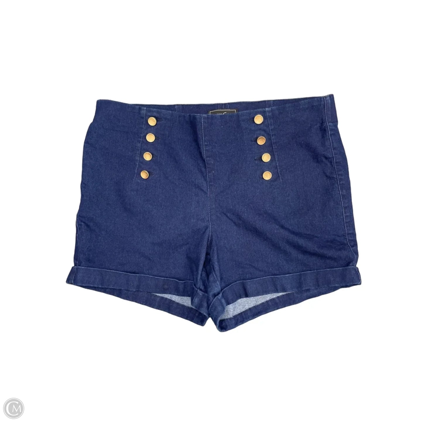 Shorts By One 5 One In Blue, Size: Xl