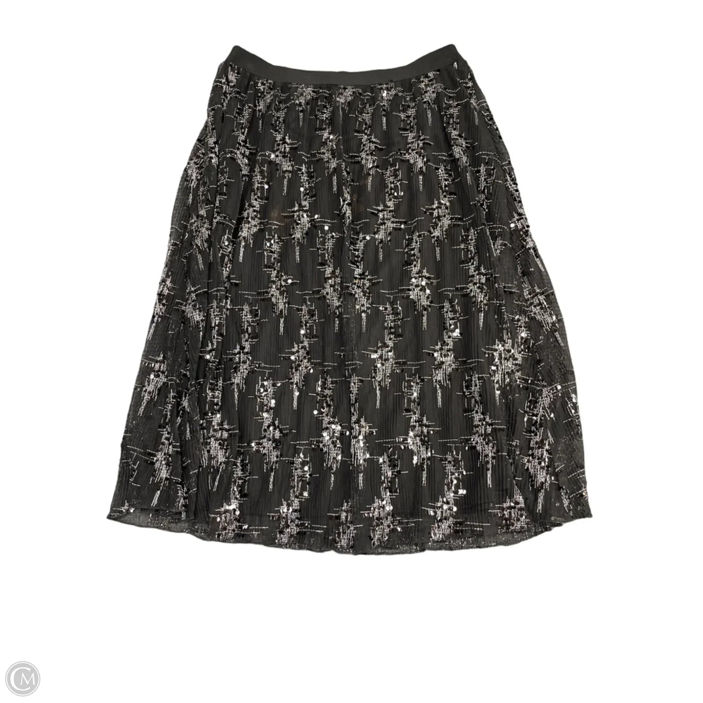 Skirt Midi By Cato In Black, Size: 16