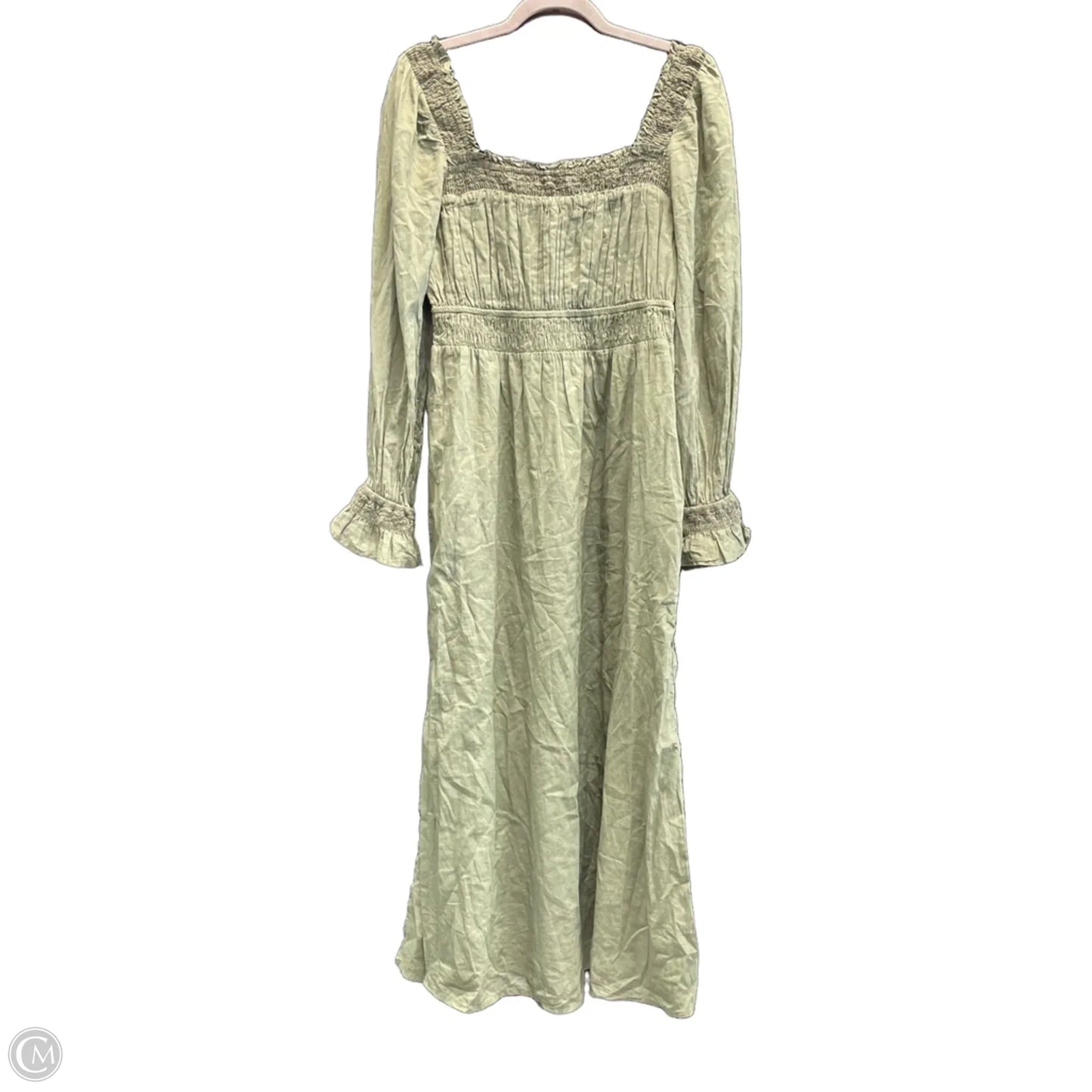 Dress Casual Midi By Gap In Green, Size: S