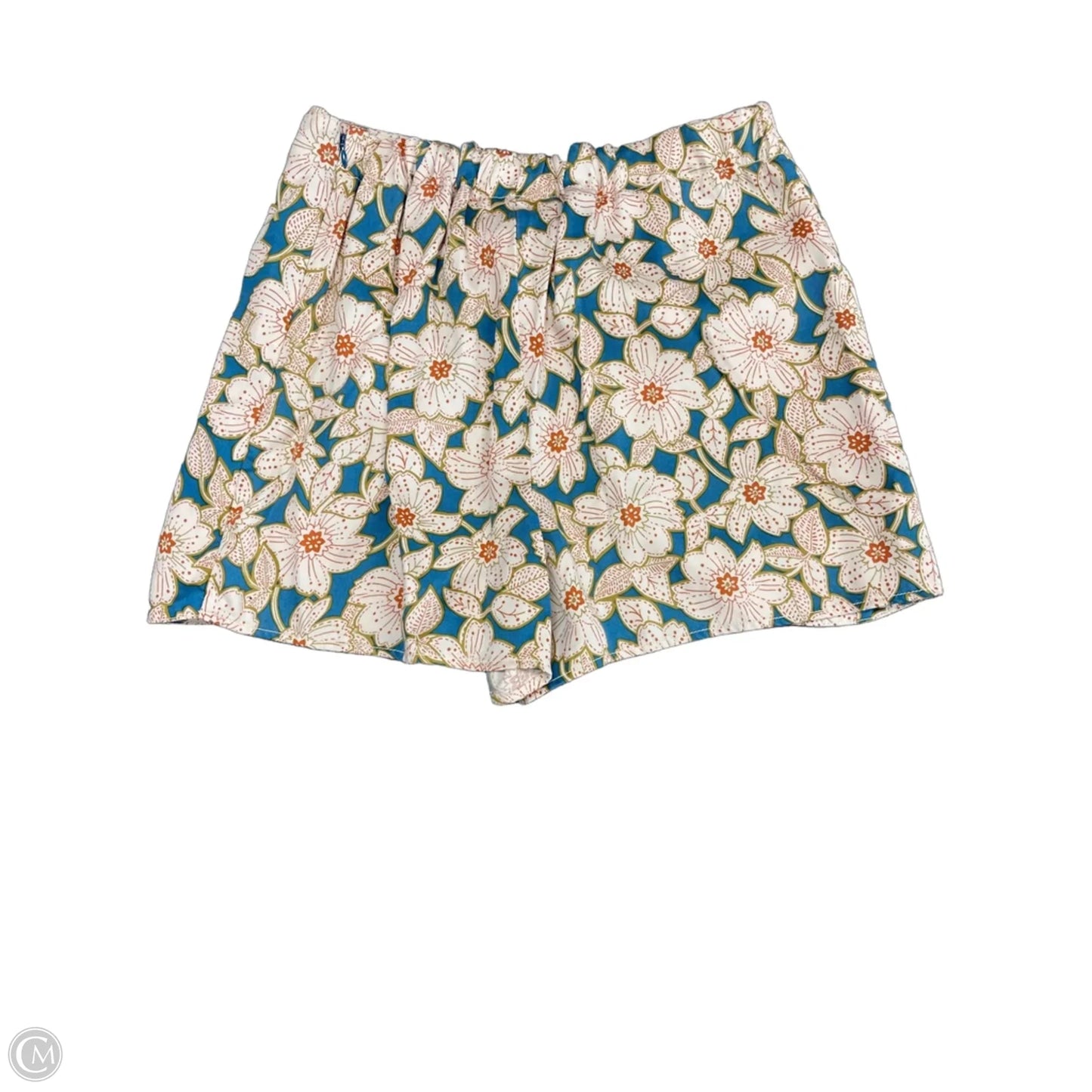 Shorts By Anthropologie In Blue & Cream, Size: S
