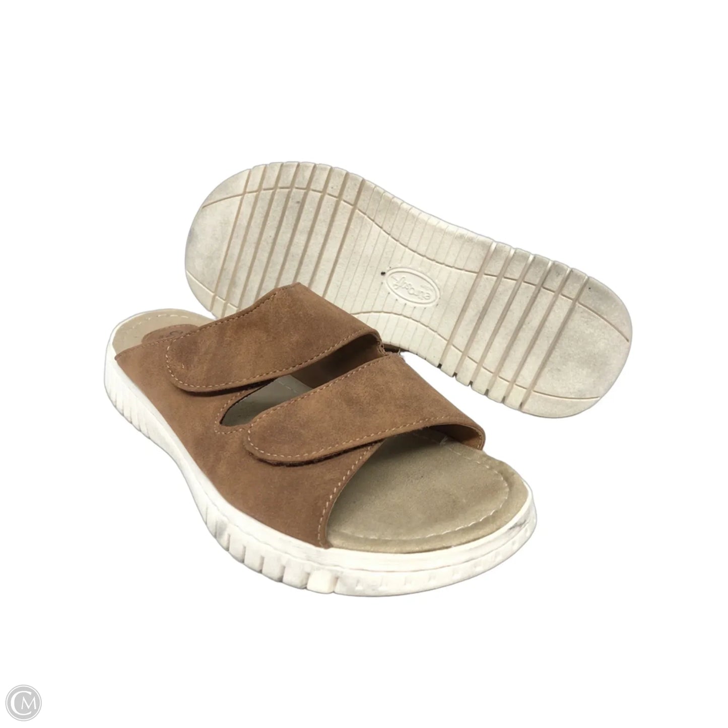 Sandals Flats By Sofft In Brown, Size: 6.5