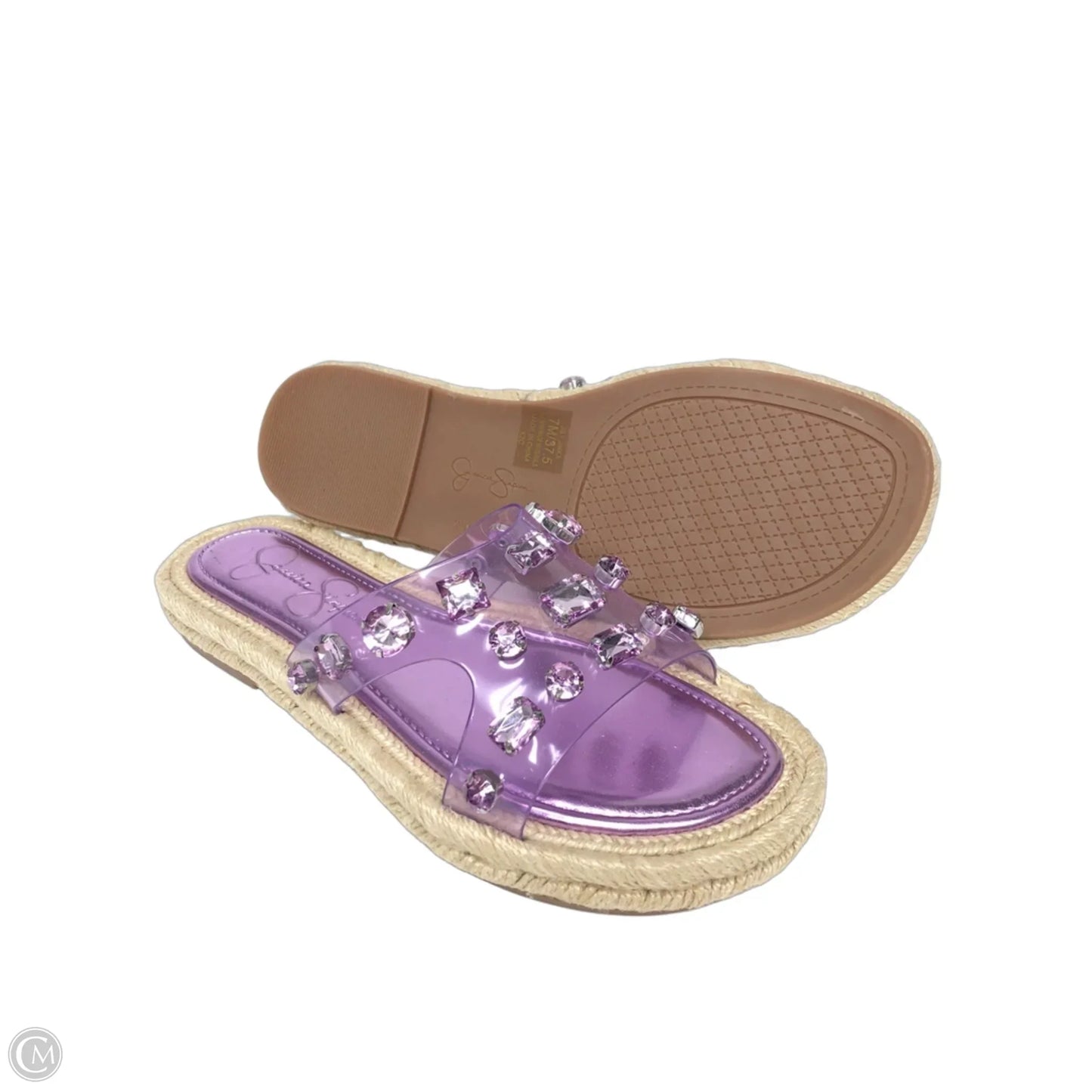 Sandals Flats By Jessica Simpson In Purple, Size: 7