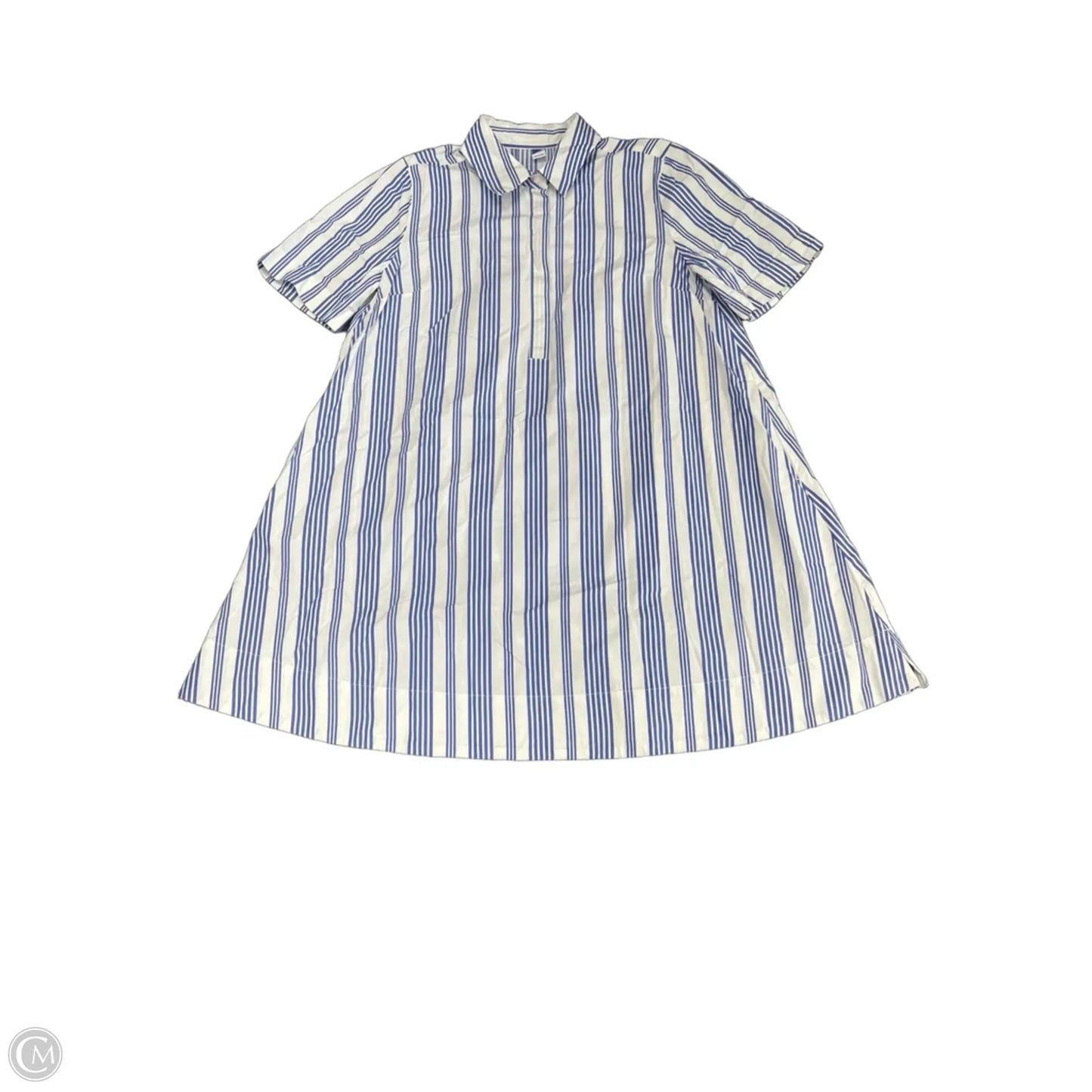 Dress Casual Short By Old Navy In Blue & White, Size: M