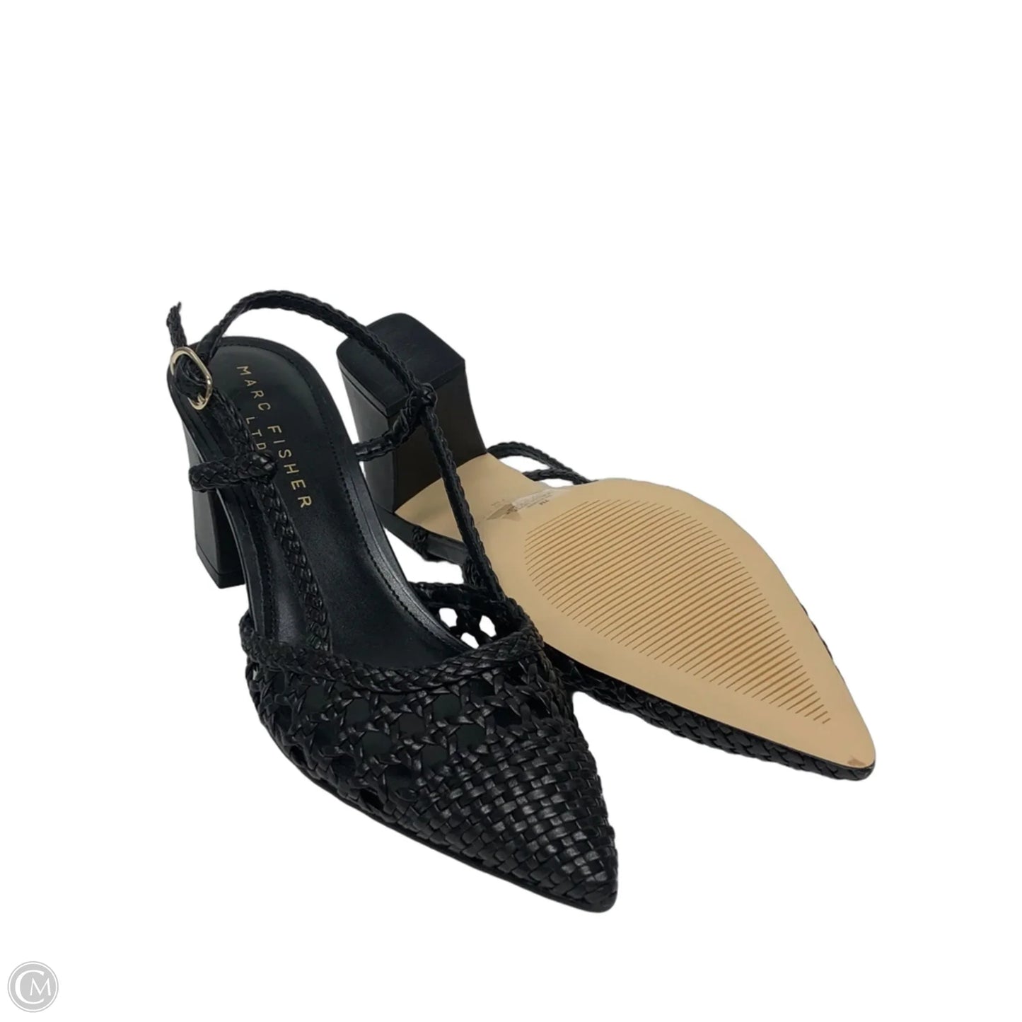 Shoes Heels Block By Marc Fisher In Black, Size: 7