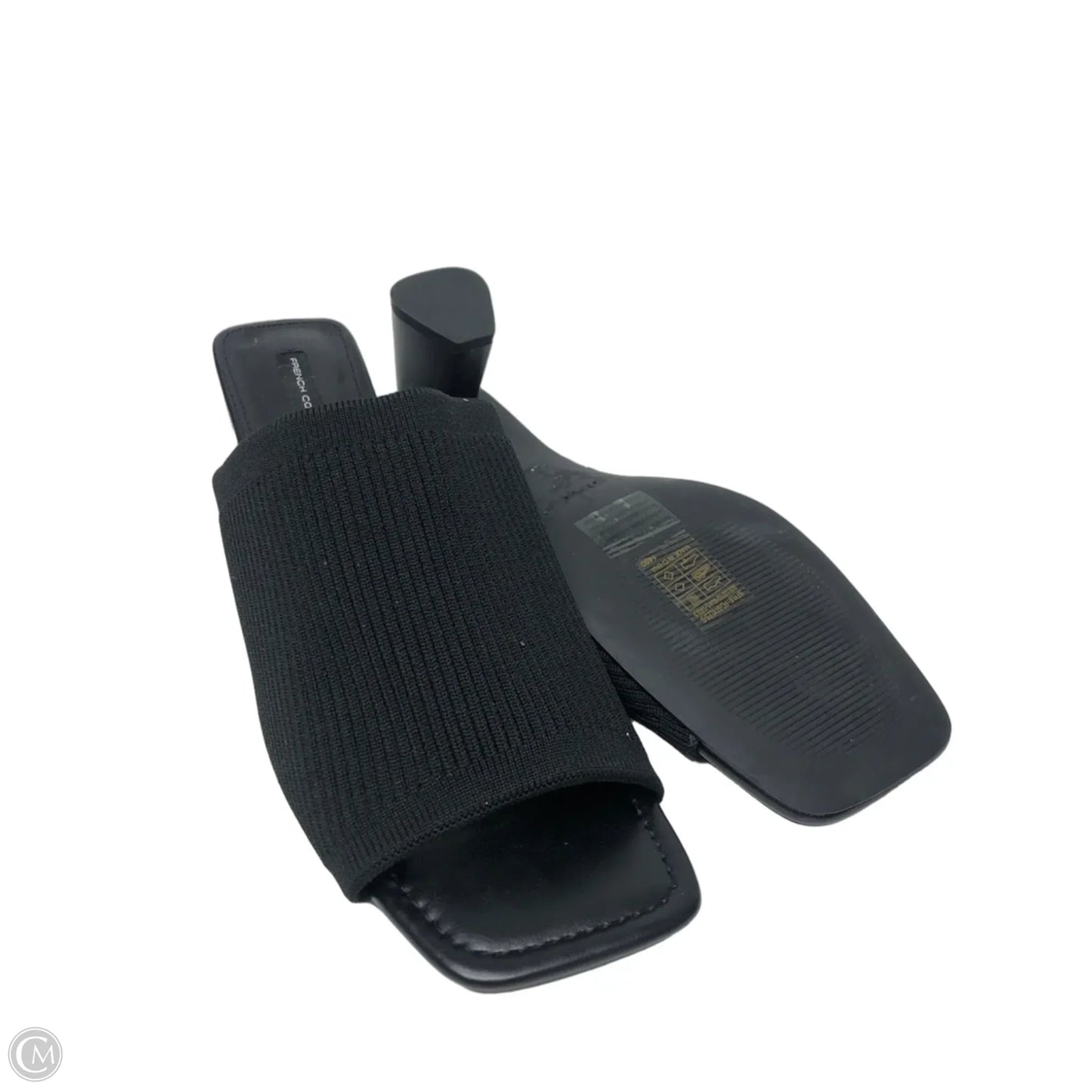 Sandals Heels Block By French Connection In Black, Size: 10