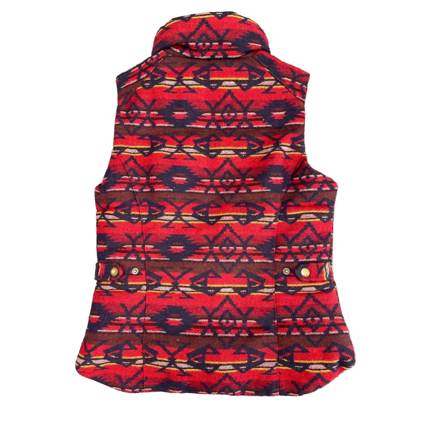 Vest Puffer & Quilted By Logg In Blue & Red, Size: 8
