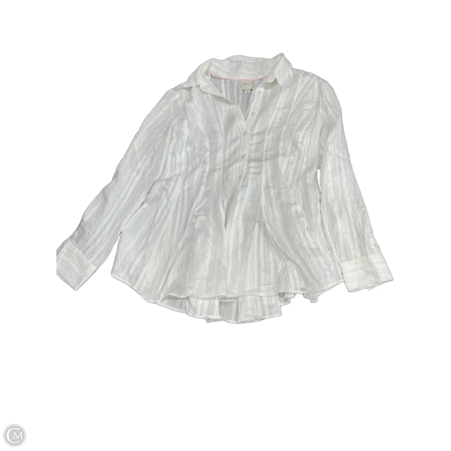 Tunic Long Sleeve By Maeve In White, Size: Xl