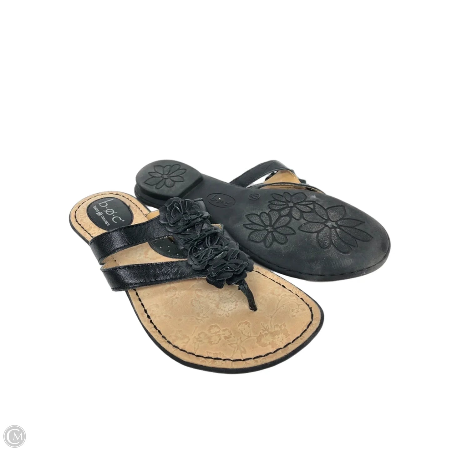 Sandals Flats By Boc In Black, Size: