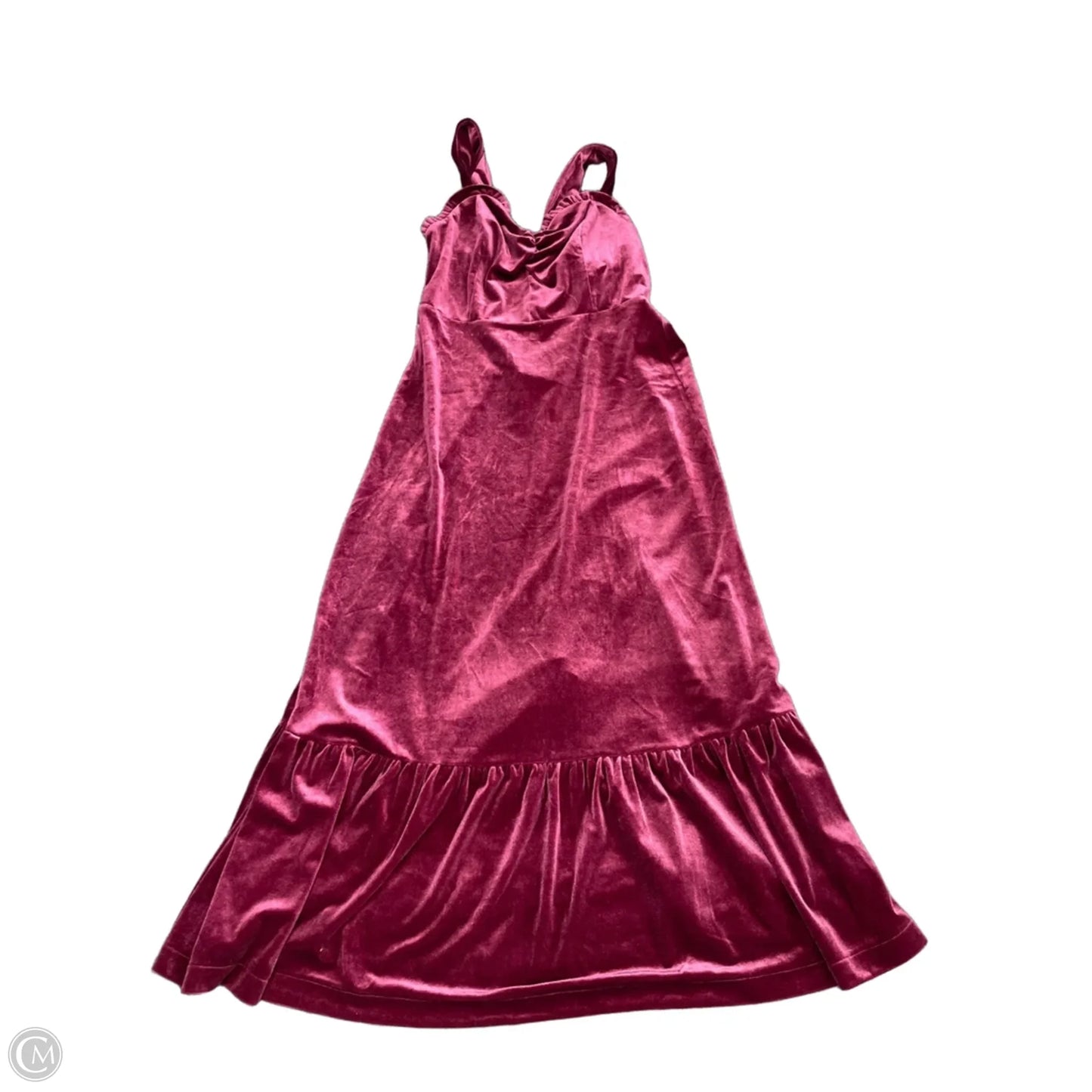 Dress Casual Midi By Betsey Johnson In Maroon, Size: M