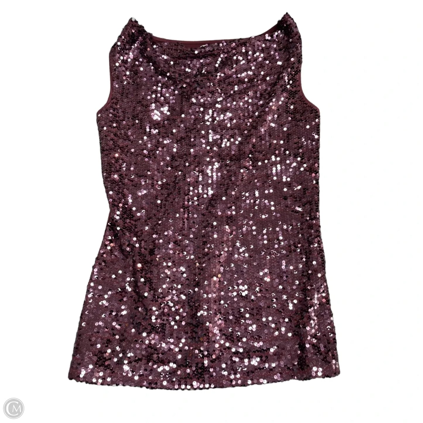 Blouse Sleeveless By Calvin Klein In Purple, Size: M