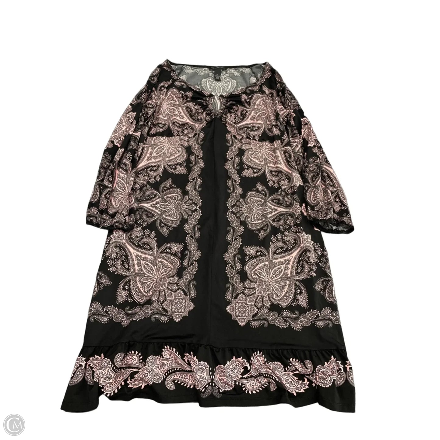 Dress Casual Short By Inc In Black & Pink, Size: Xl