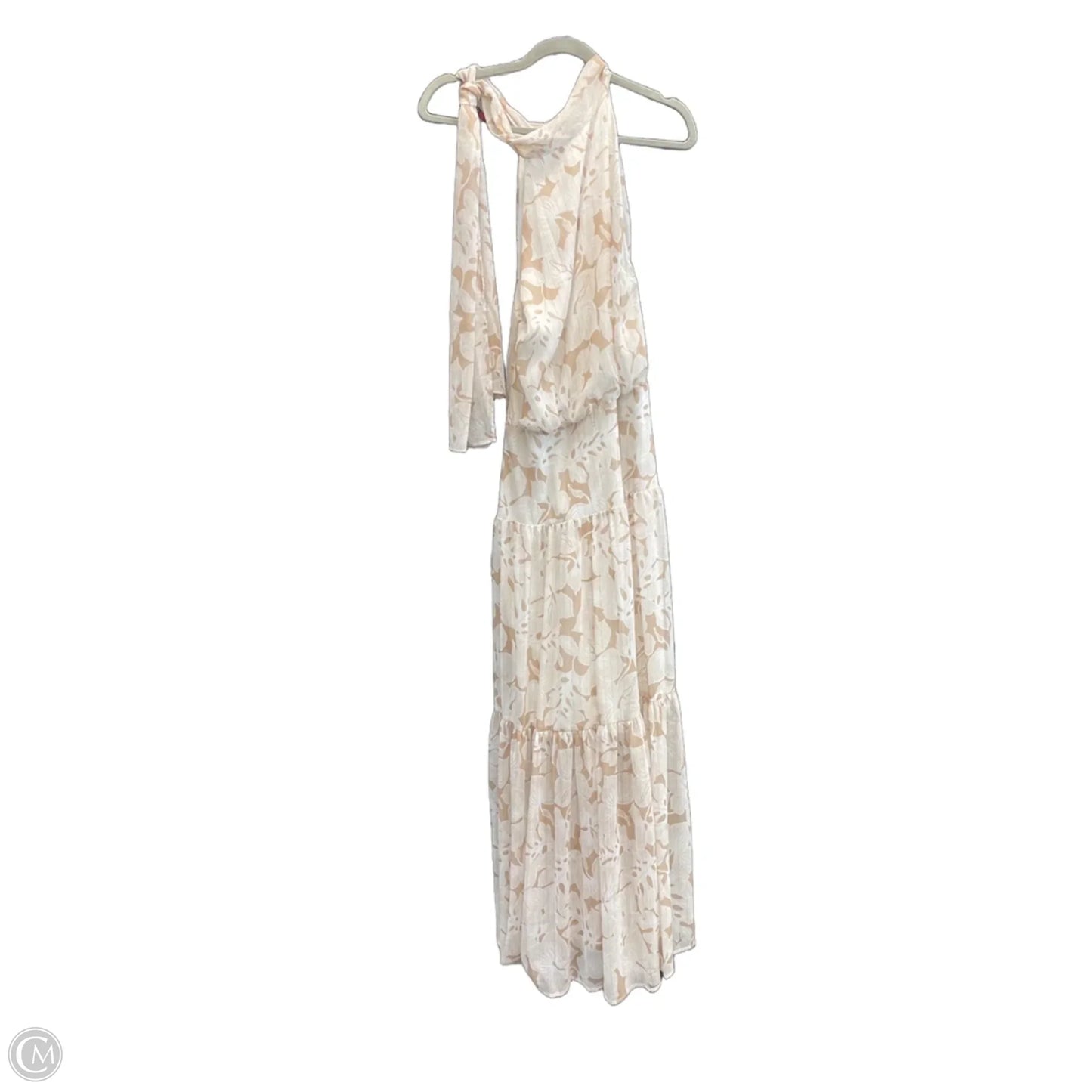 Dress Casual Maxi By Tommy Hilfiger In Brown & White, Size: 14