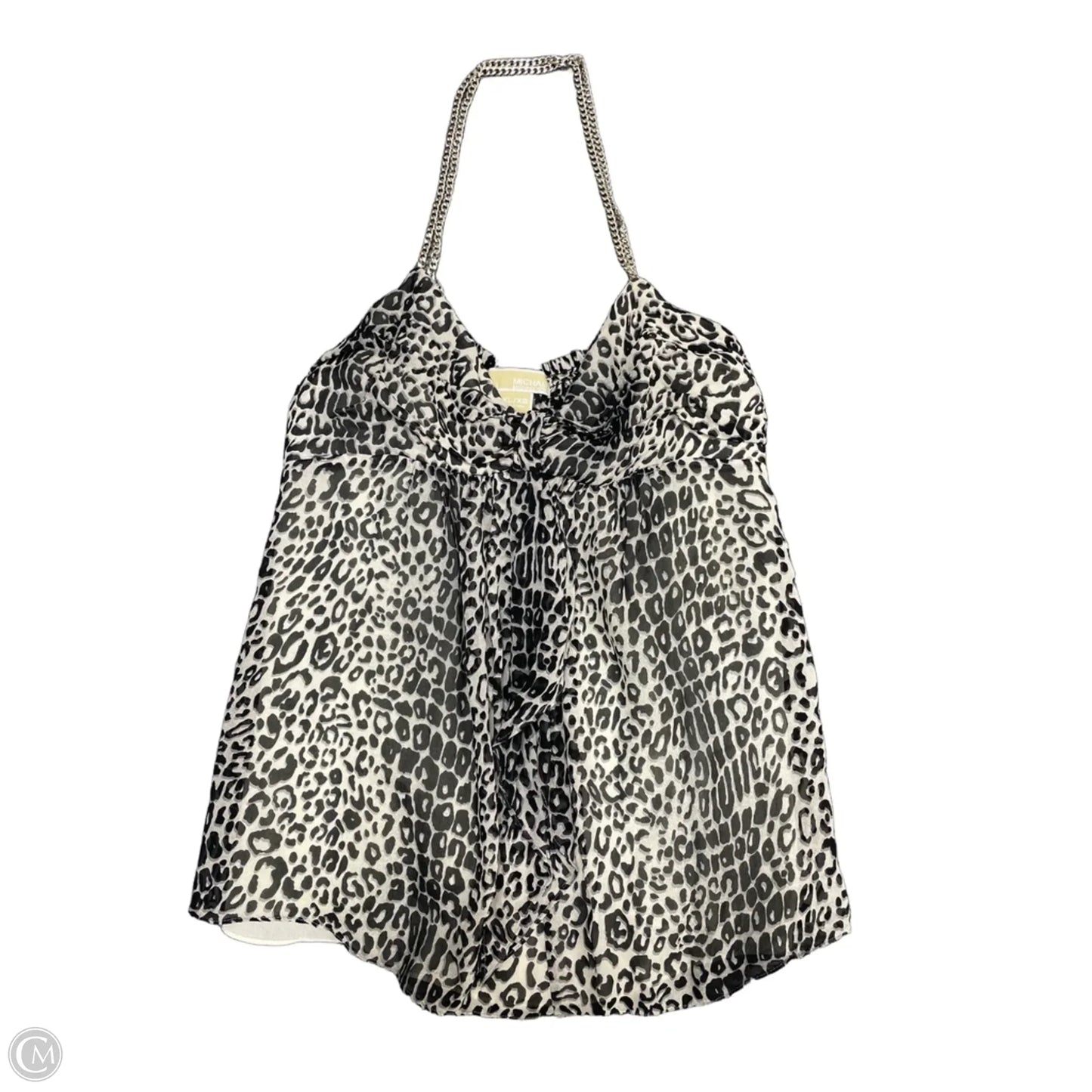 Blouse Sleeveless By Michael By Michael Kors In Animal Print, Size: Xl
