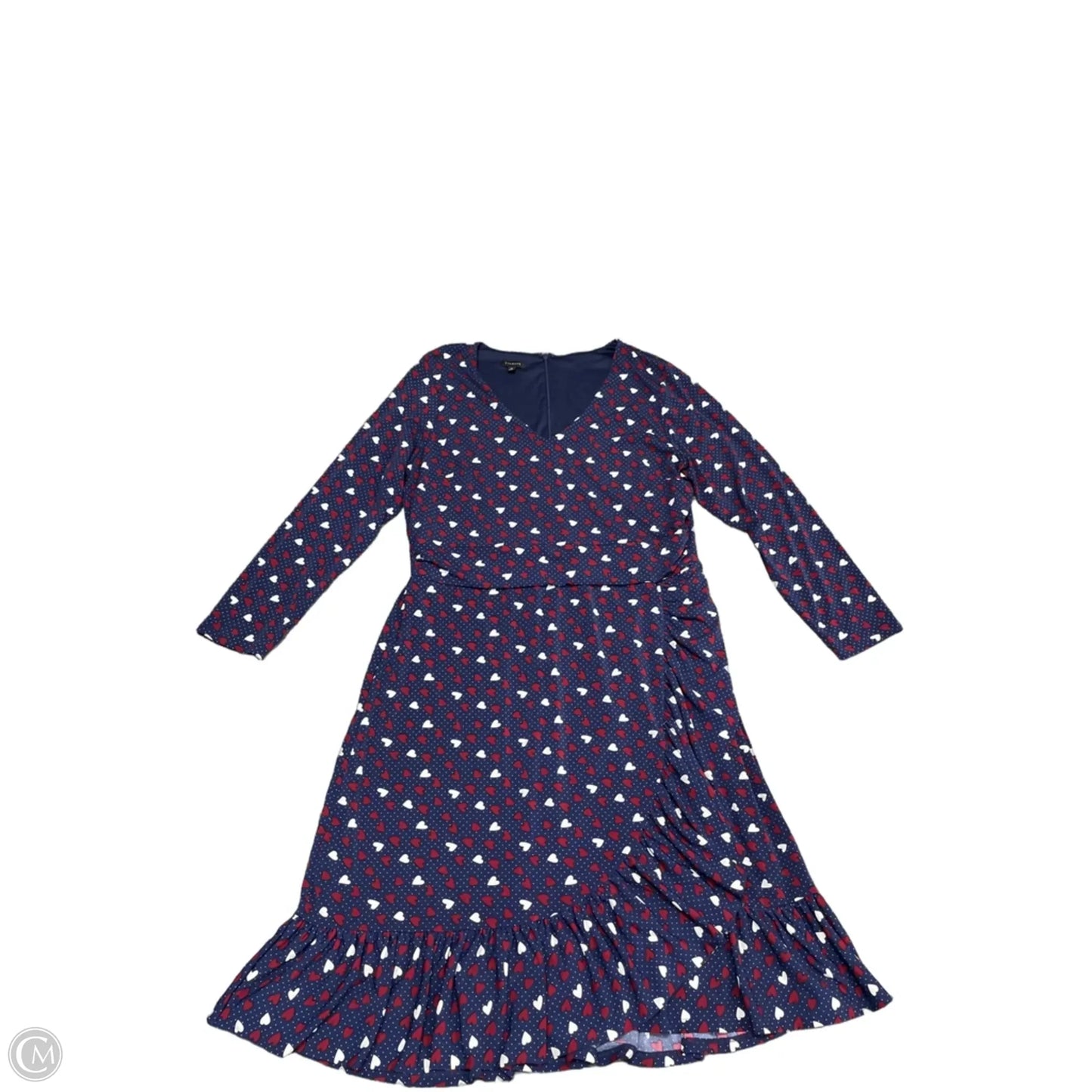 Dress Casual Short By Talbots In Blue & Red & White, Size: 14