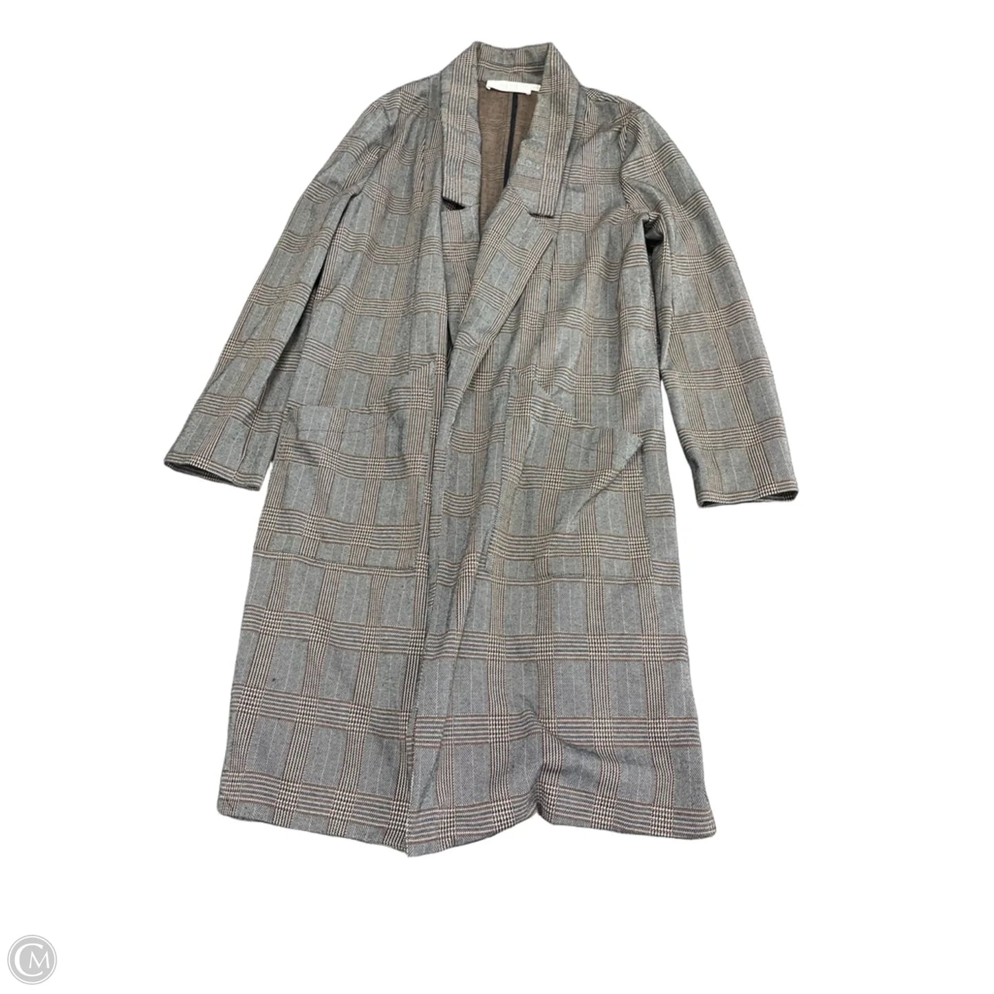 Jacket Other By Astr In Plaid Pattern, Size: L
