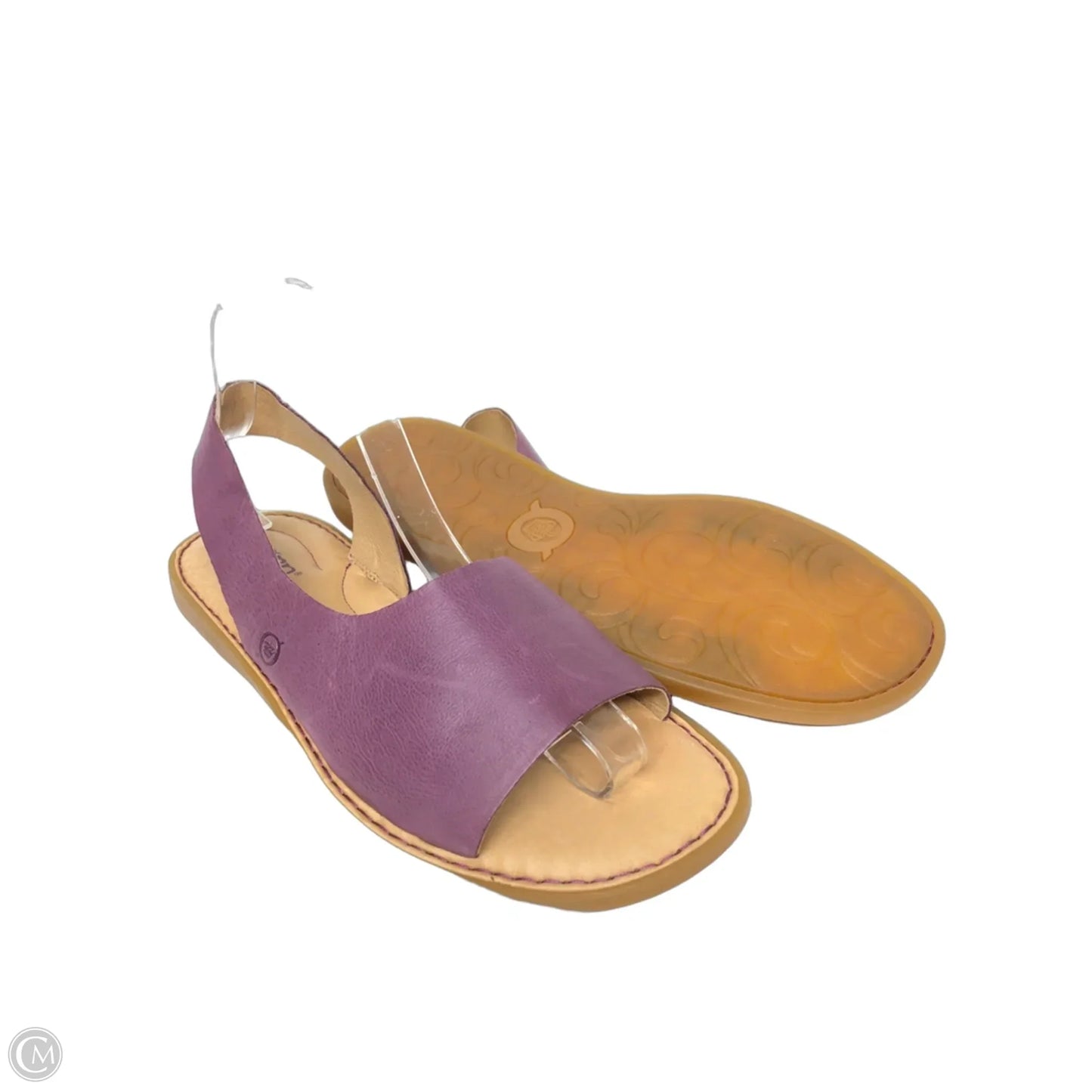 Sandals Flats By Born In Purple, Size: 9