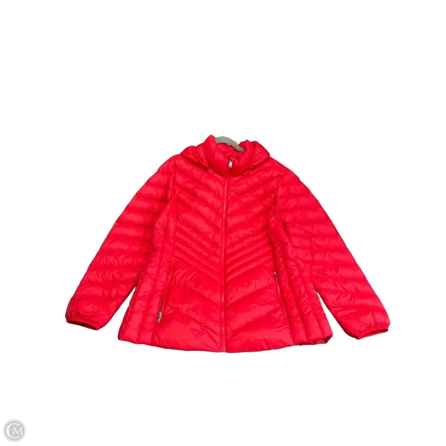 Jacket Puffer & Quilted By London Fog In Red, Size: Xxl
